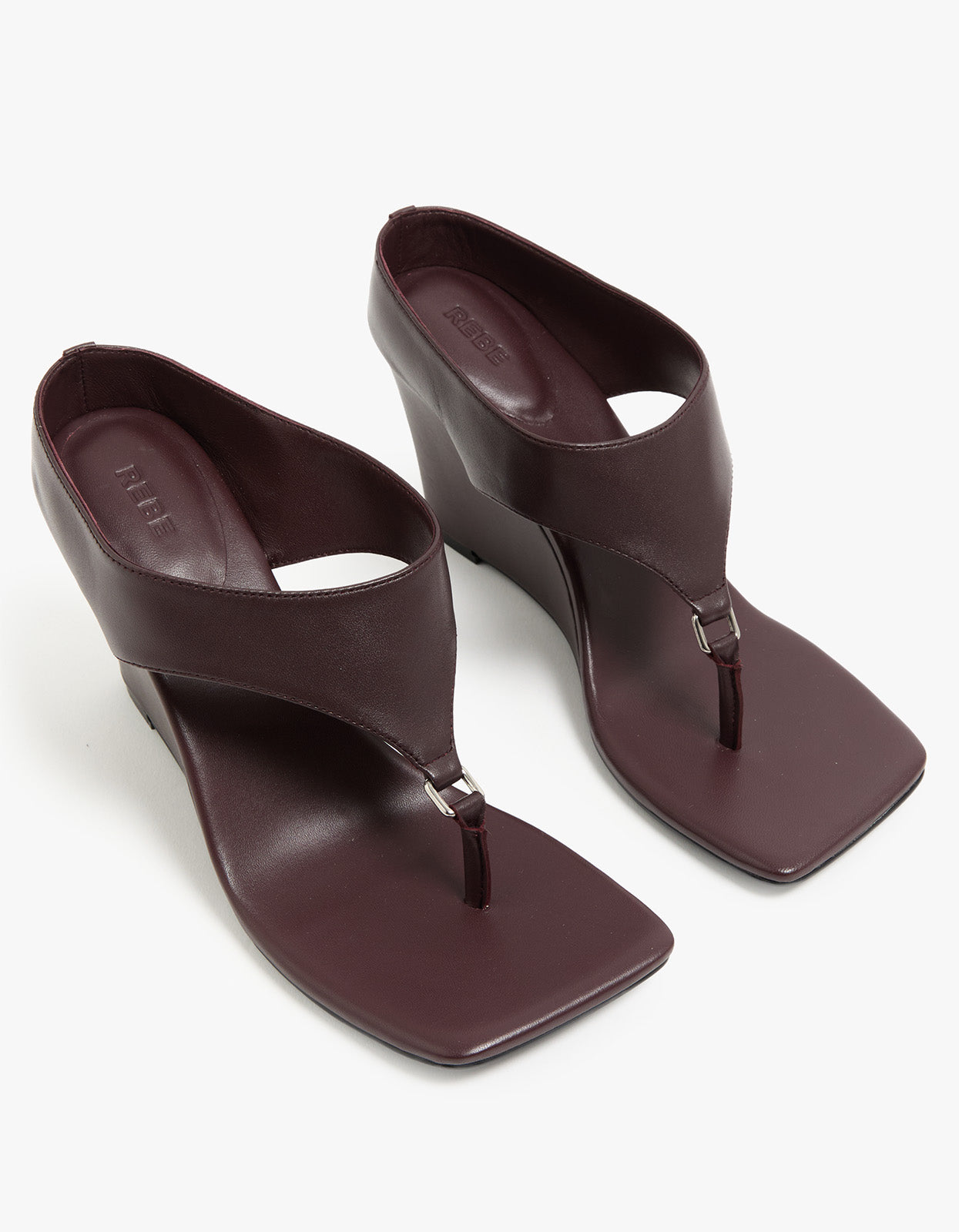 Yvie Wedge - Plum Brown