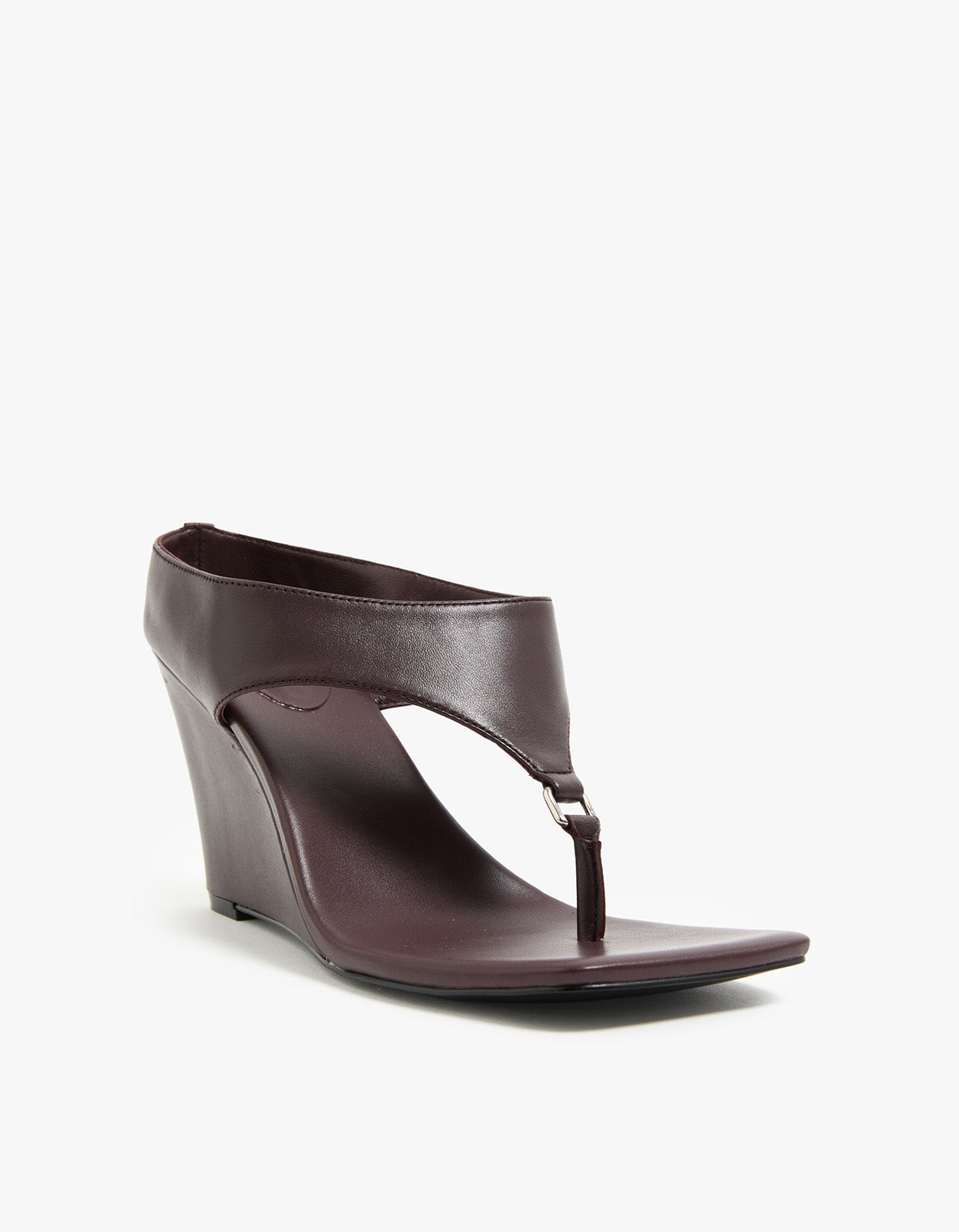 Yvie Wedge - Plum Brown