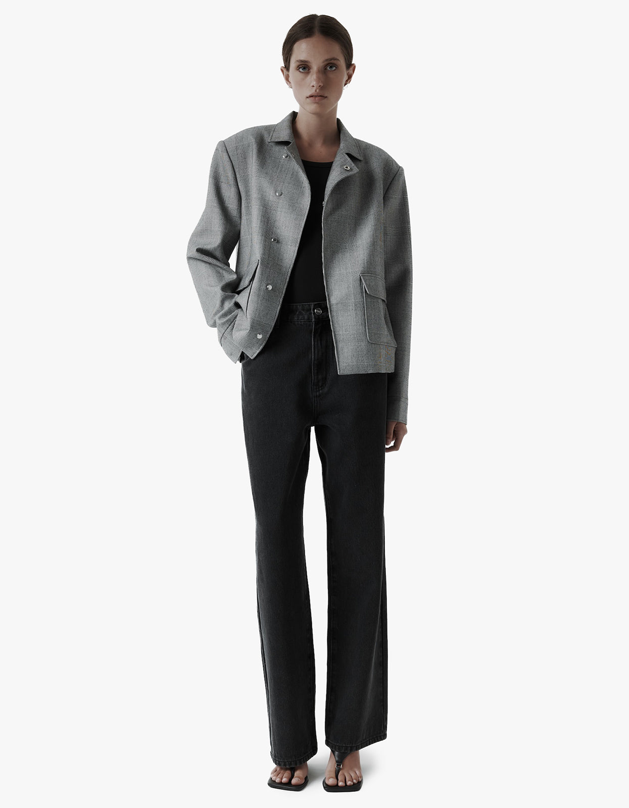 Bianca Jacket - Houndstooth