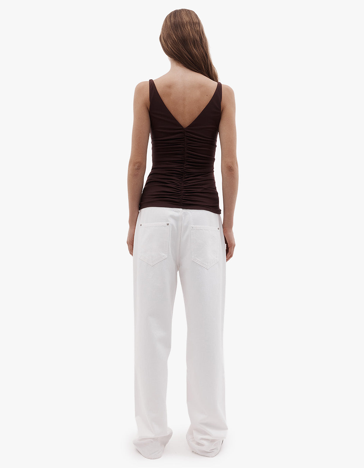 Ruched Top - Plum