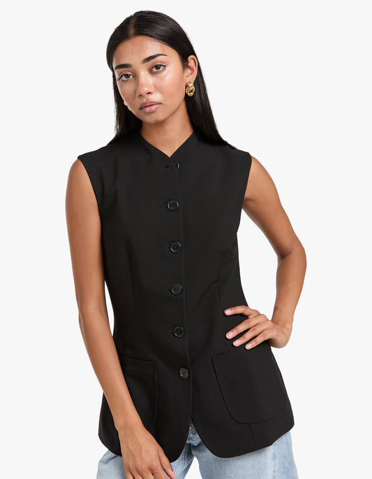 Sloane Vest - Black