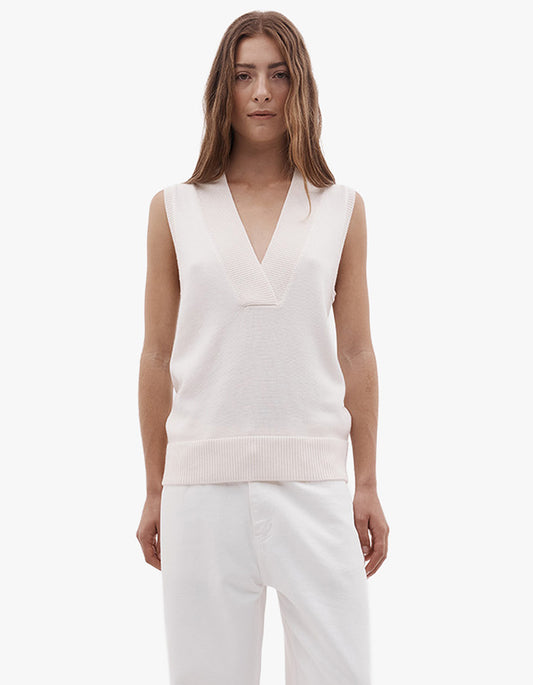 Maison Merino Vest - Ivory