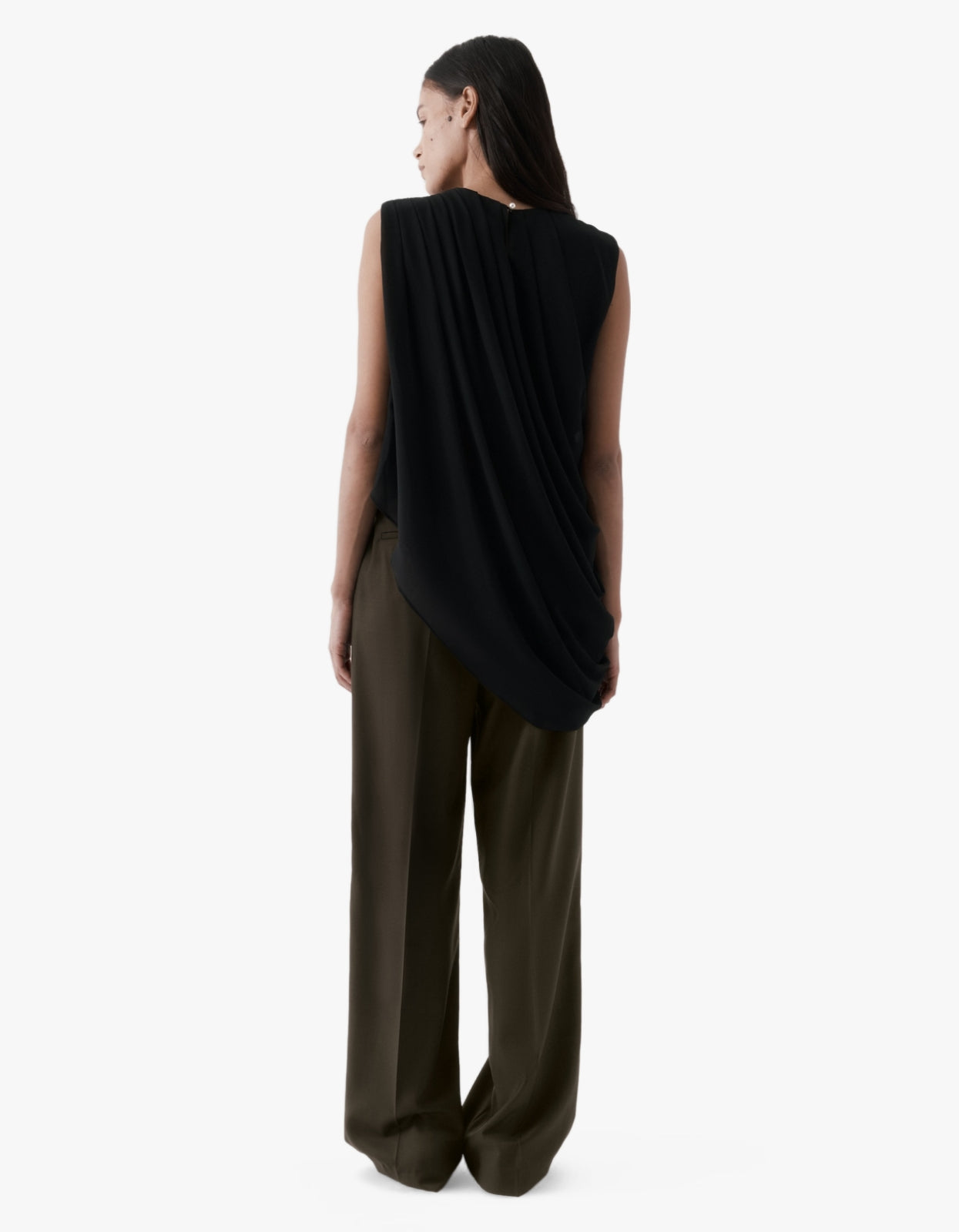 Draped Top - Black