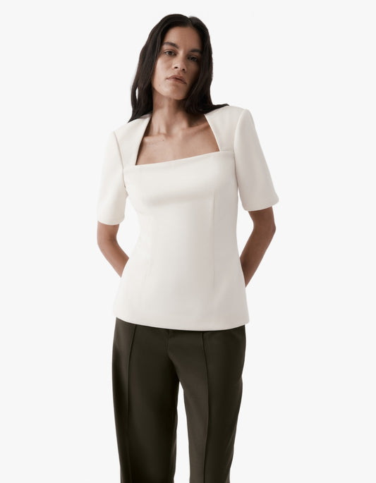 Elise Top - Ivory