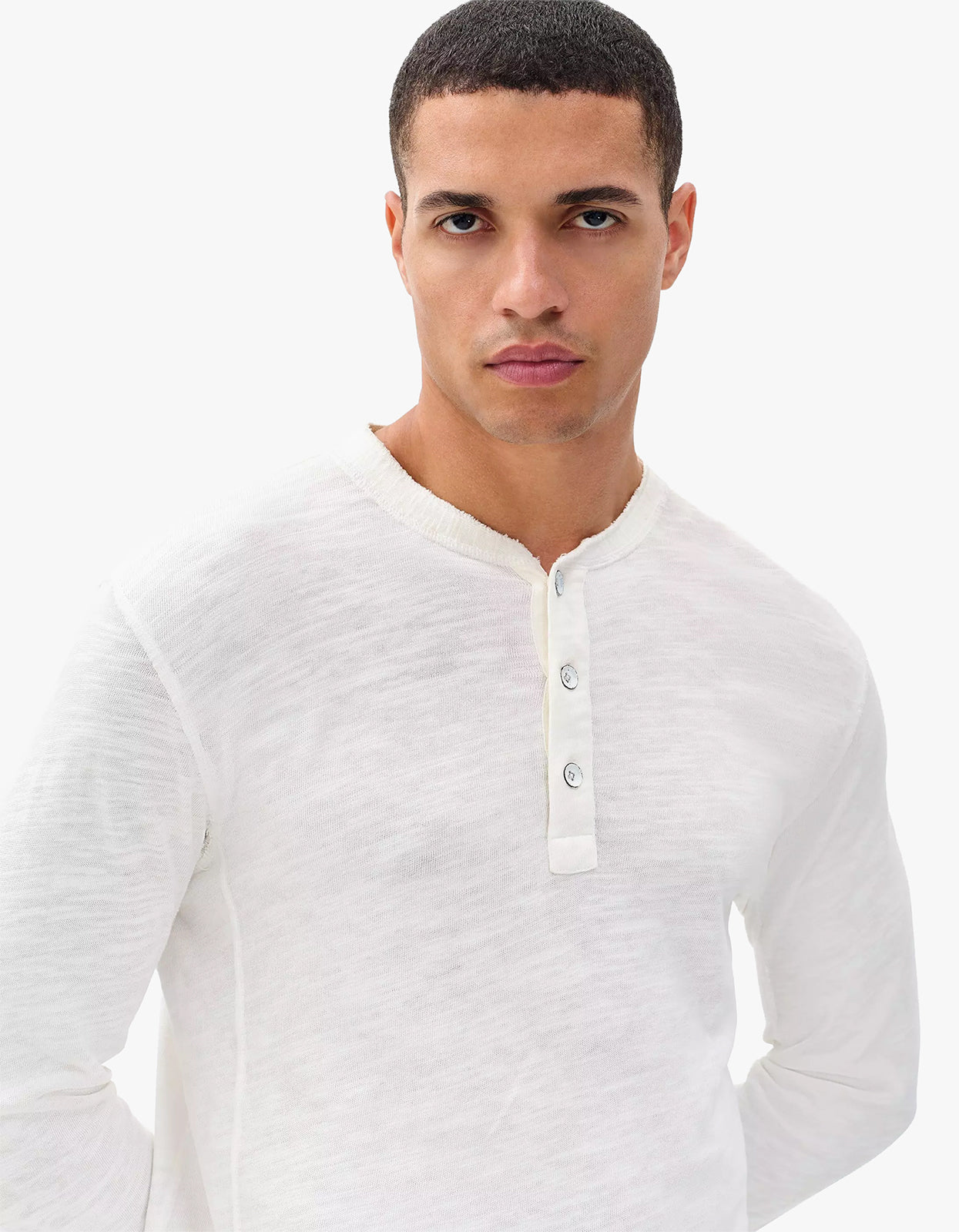 Classic Henley - White