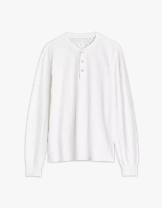 Classic Henley - White