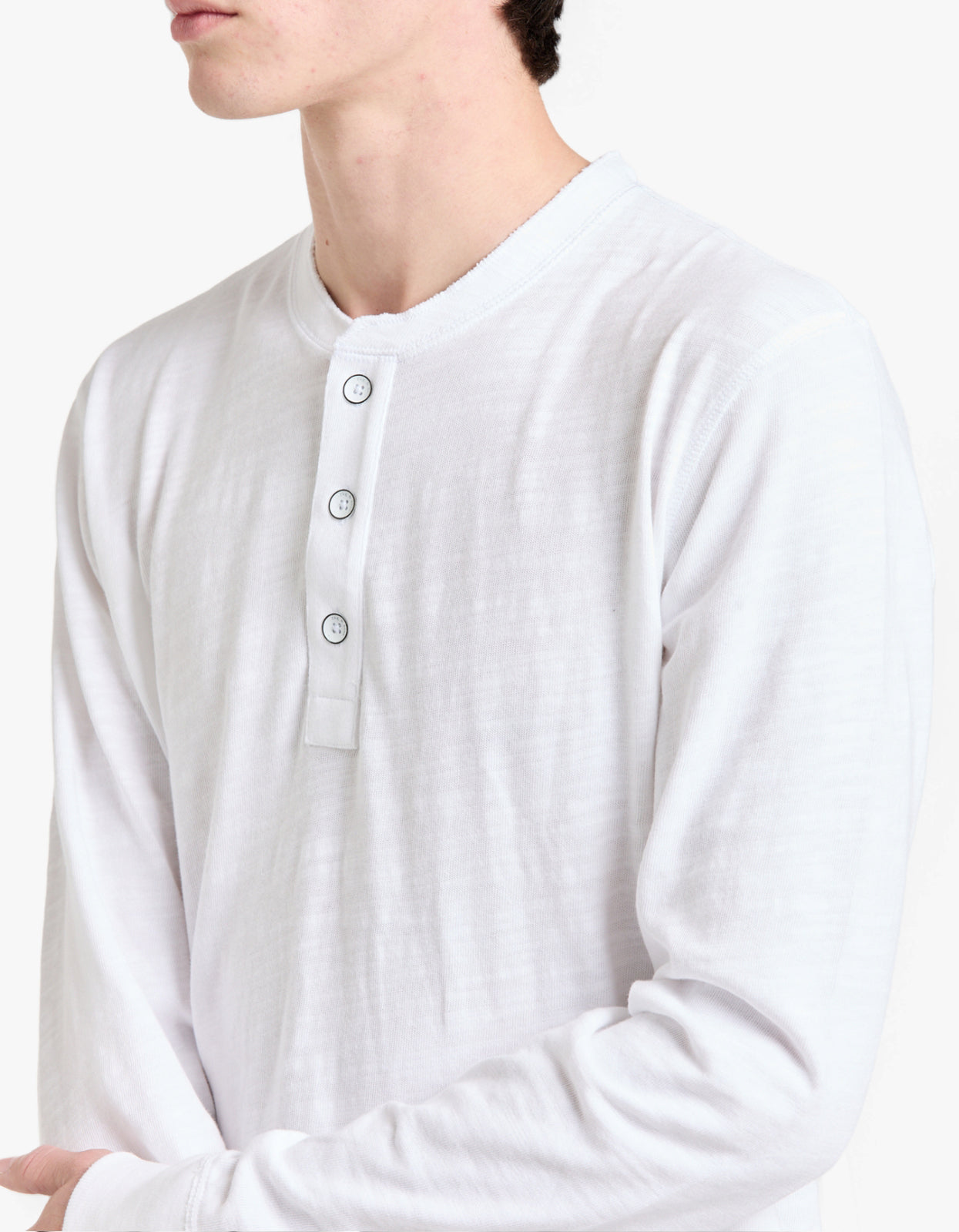 Classic Henley - White