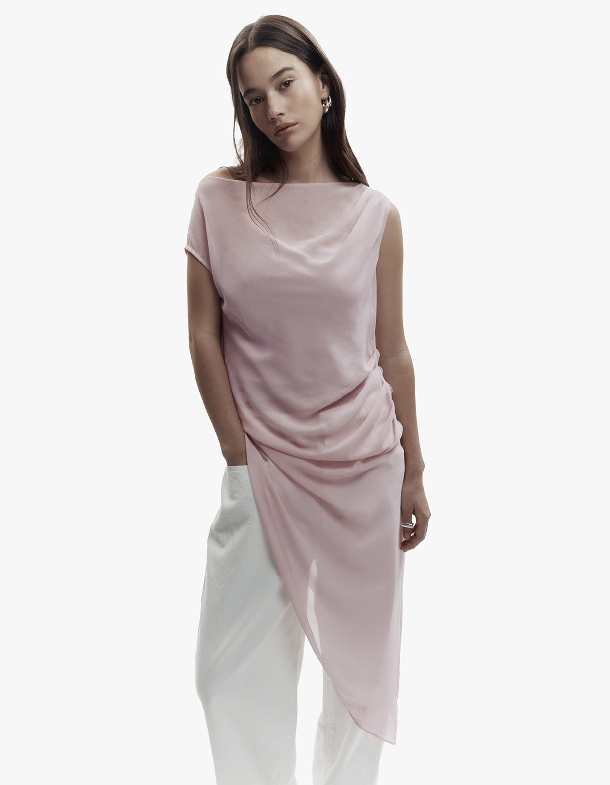 Sabine Top - Ballet Pink