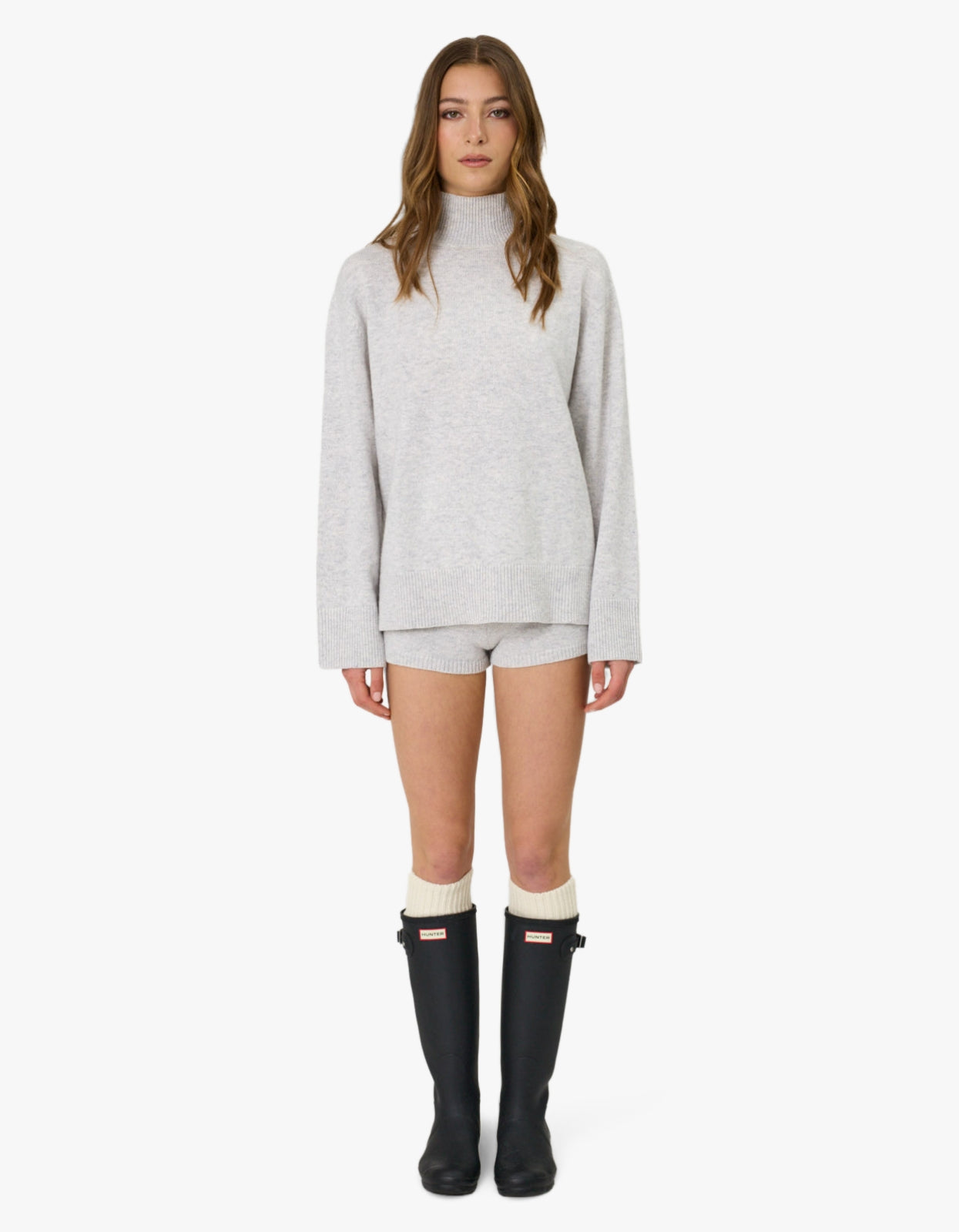 Cilla Knit - Grey Marle