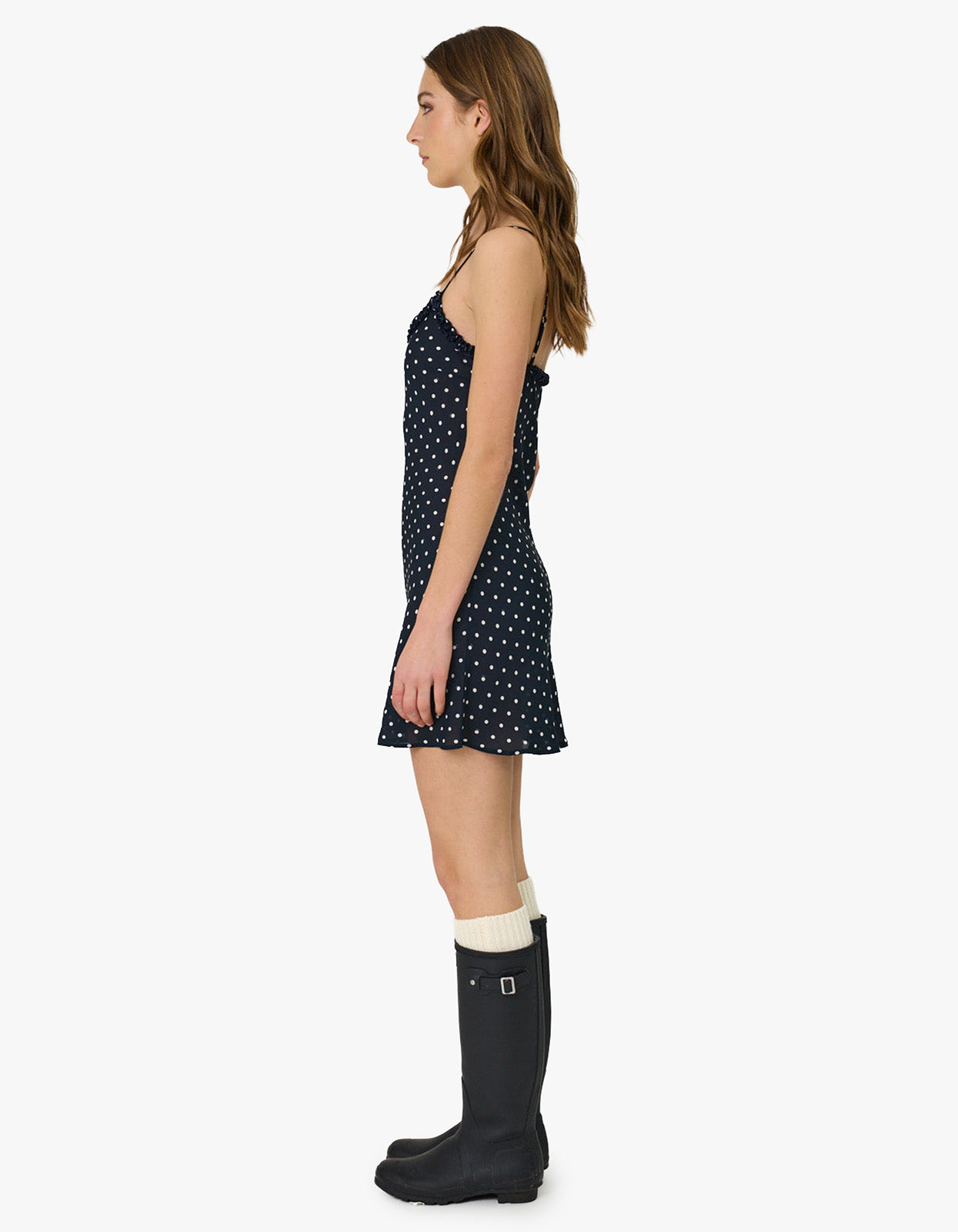 Sienna Mini Dress - Indigo Spot