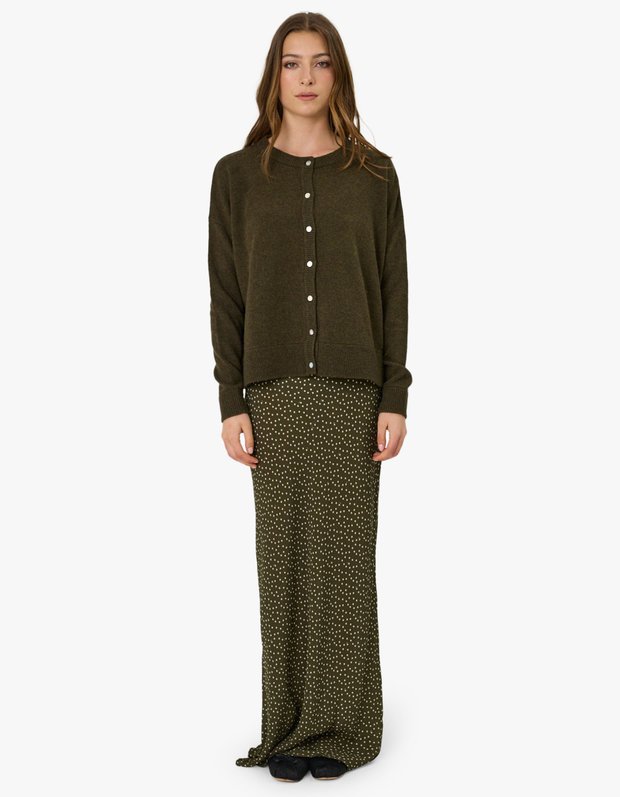 Tali Cardigan - Olive