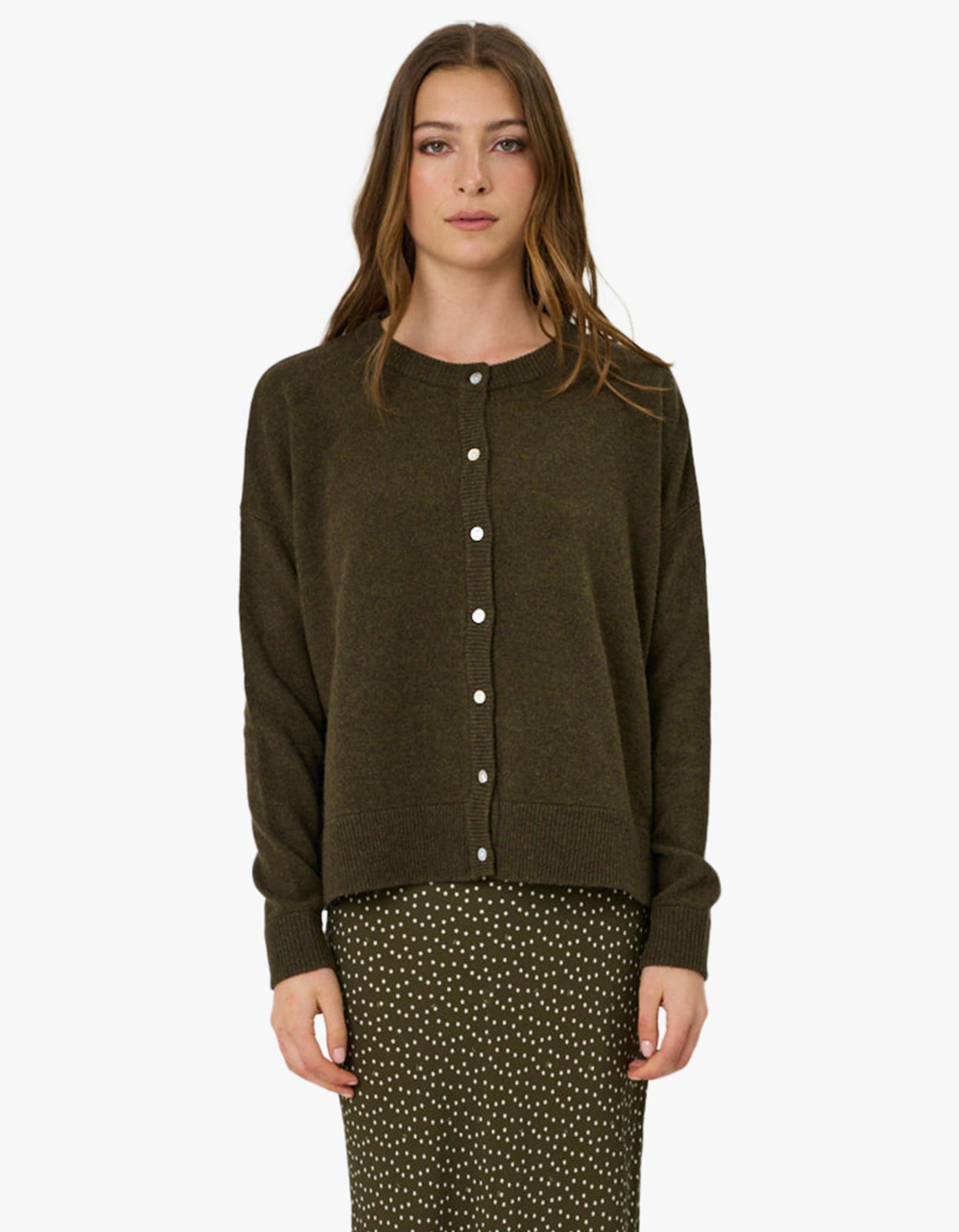 Tali Cardigan - Olive