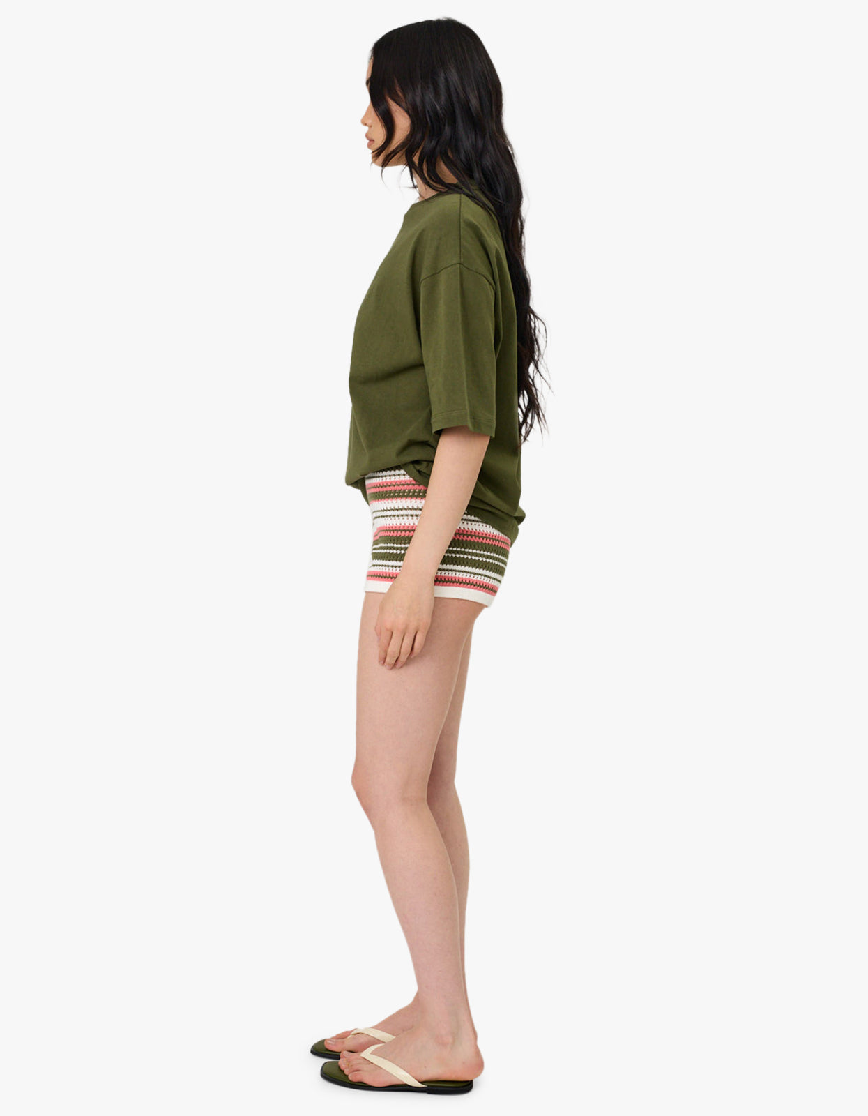 Rio Shorts - Seaweed Stripe