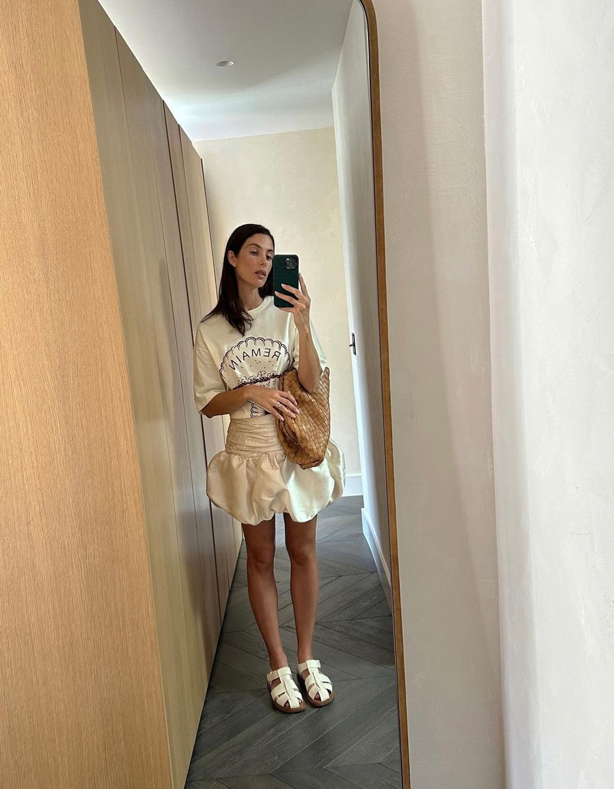 Finley Mini Skirt - Ivory