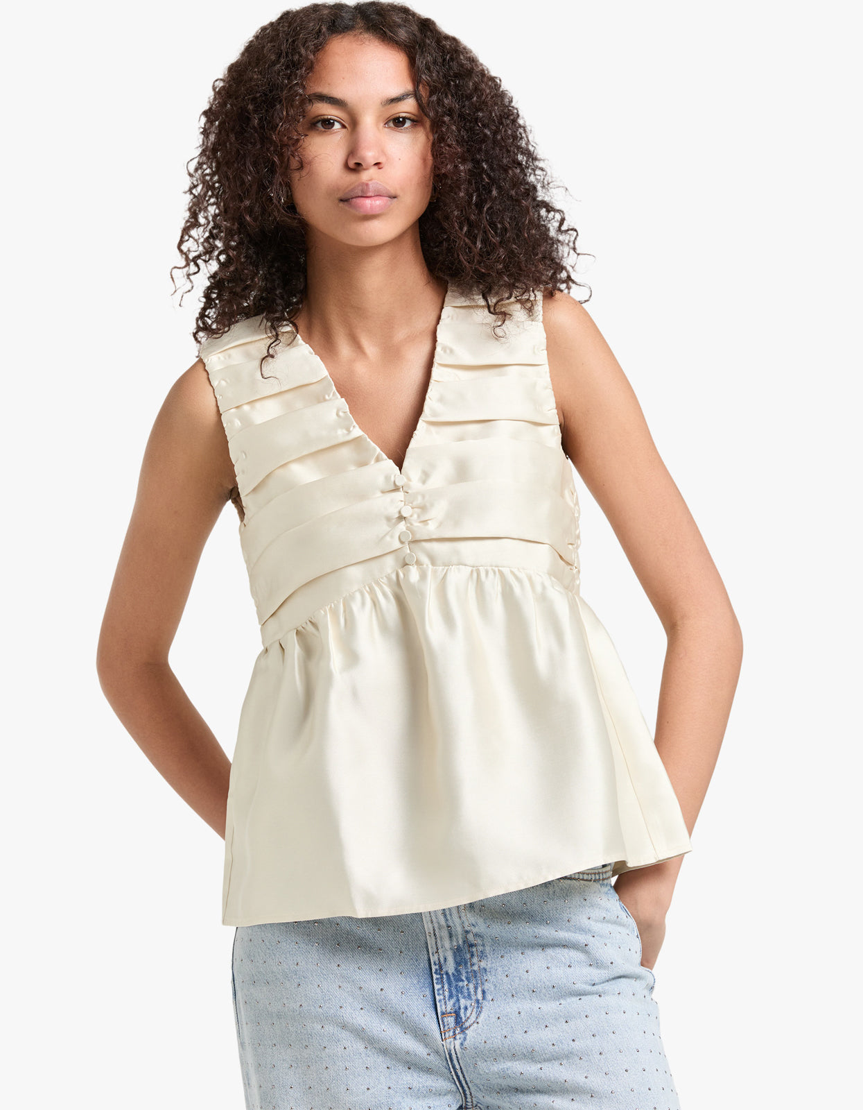 Seline Top - Ivory