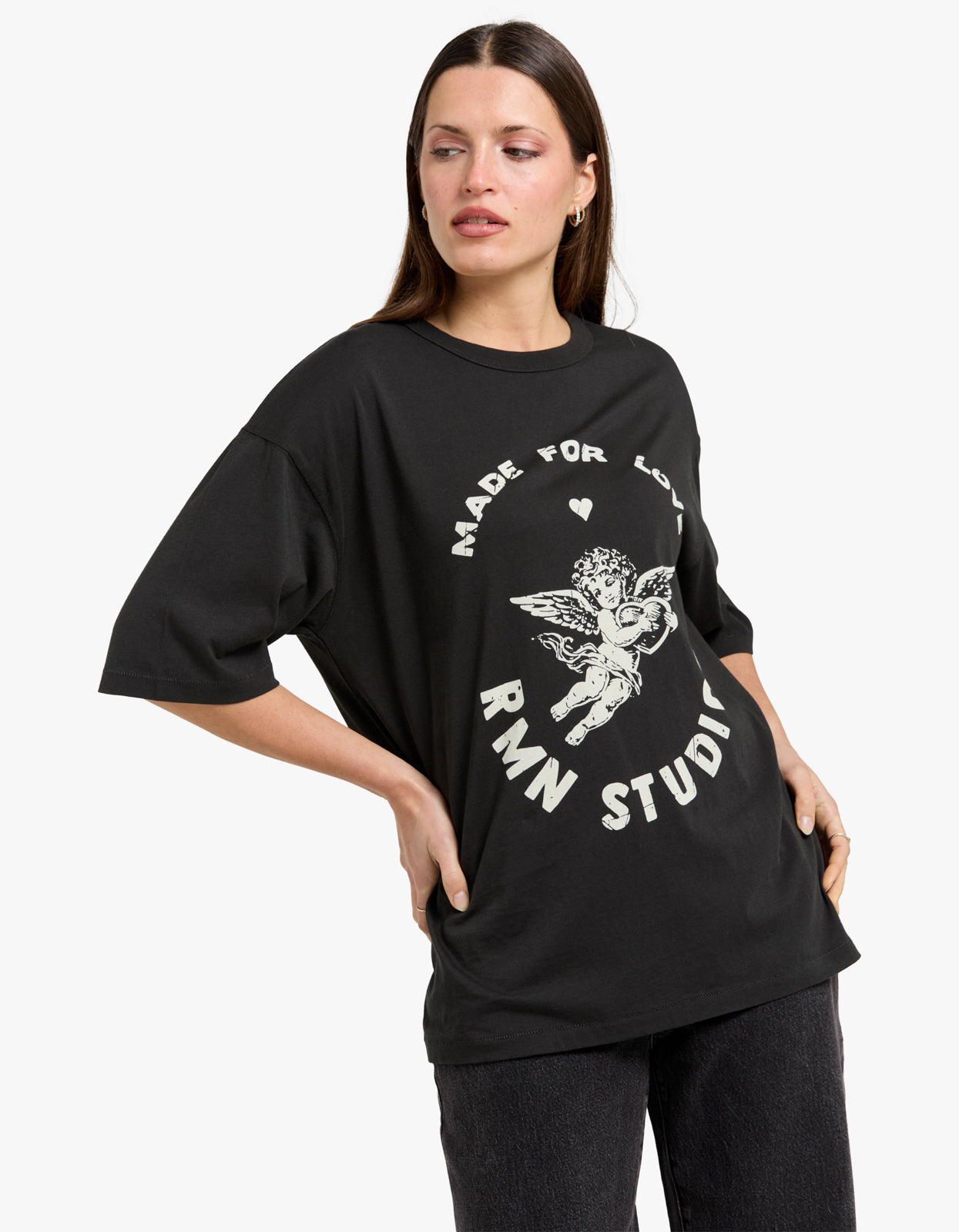 Lovestruck Tee - Washed Black