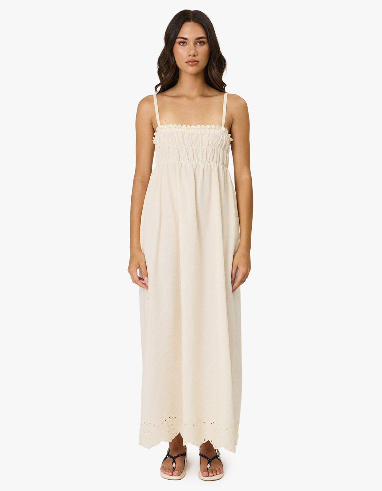 Leilani Maxi Dress - Bone