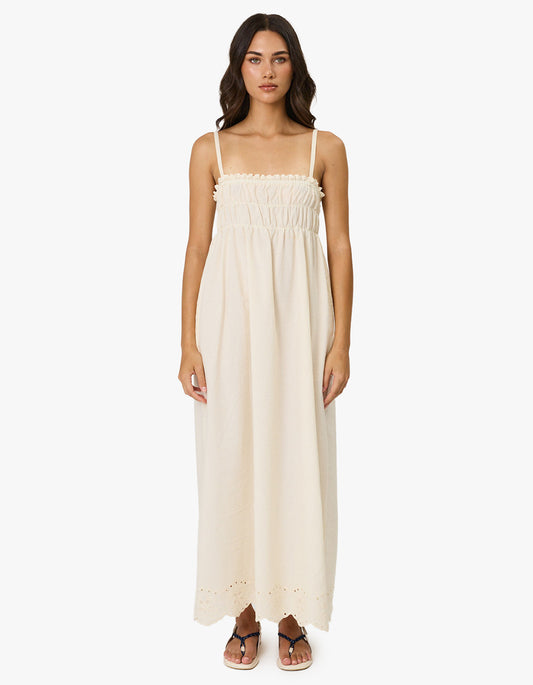 Leilani Maxi Dress - Bone