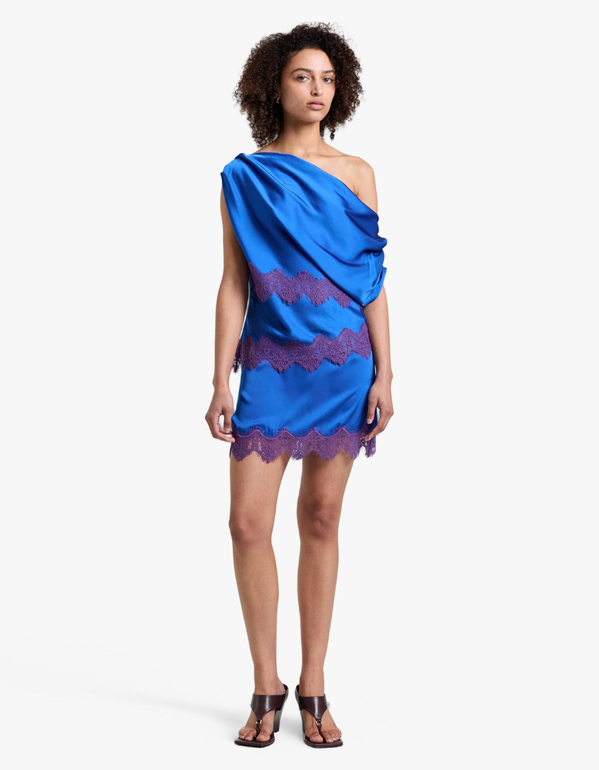Esme Mini Skirt - Cobalt