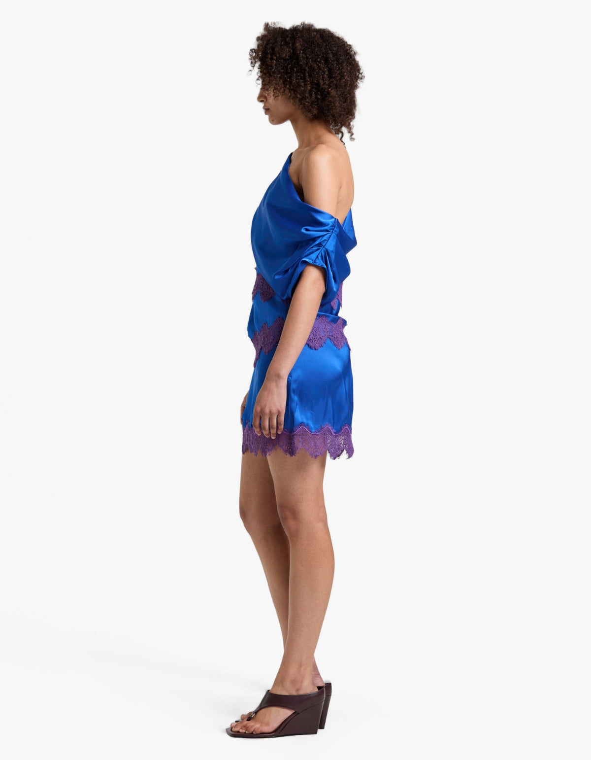 Esme Mini Skirt - Cobalt