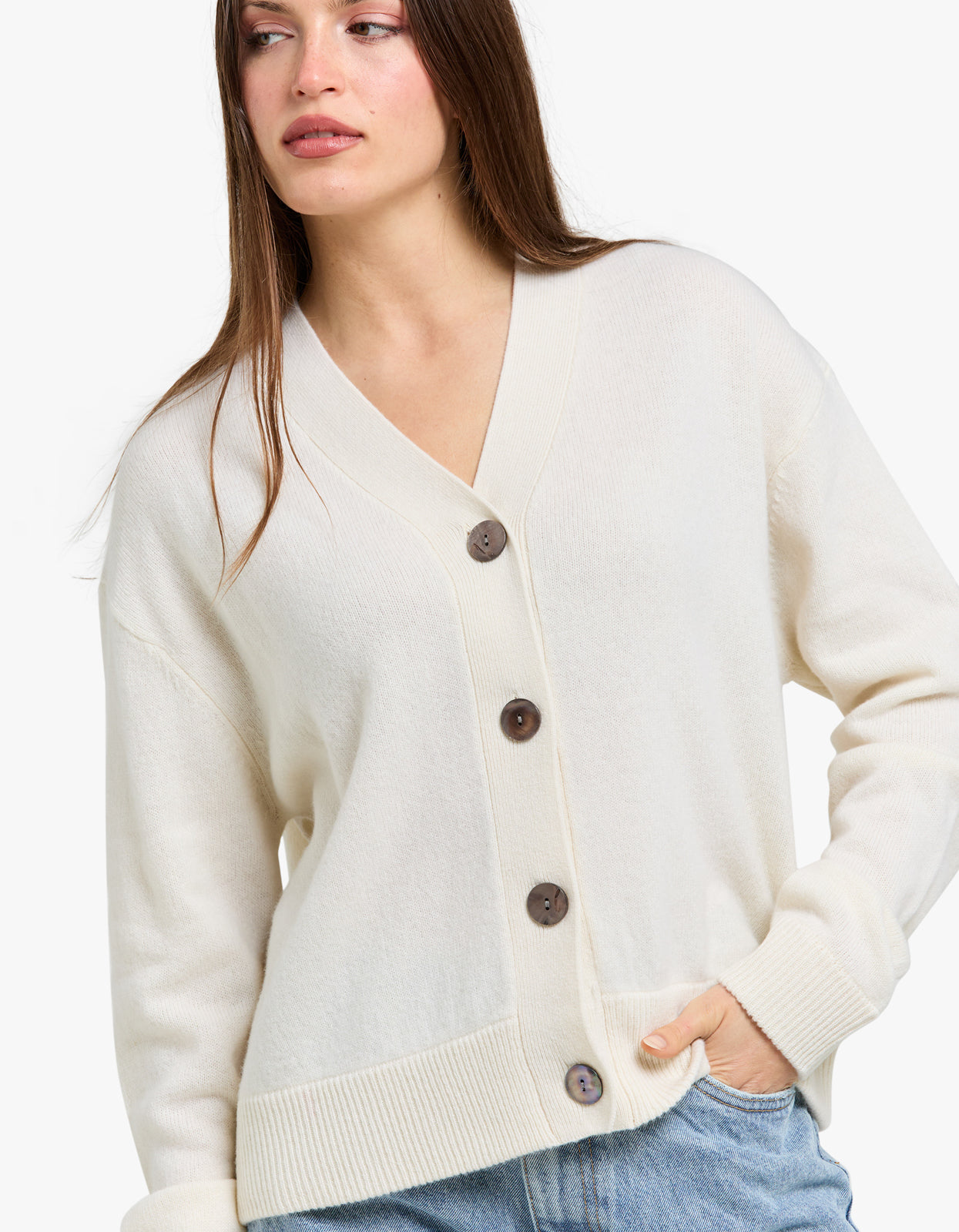 Noa Cardigan - Ivory