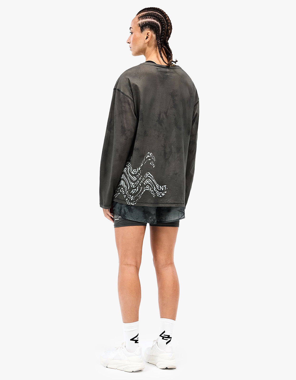 247 Distance 2-In-1 Short Printed - Dark Green Mix