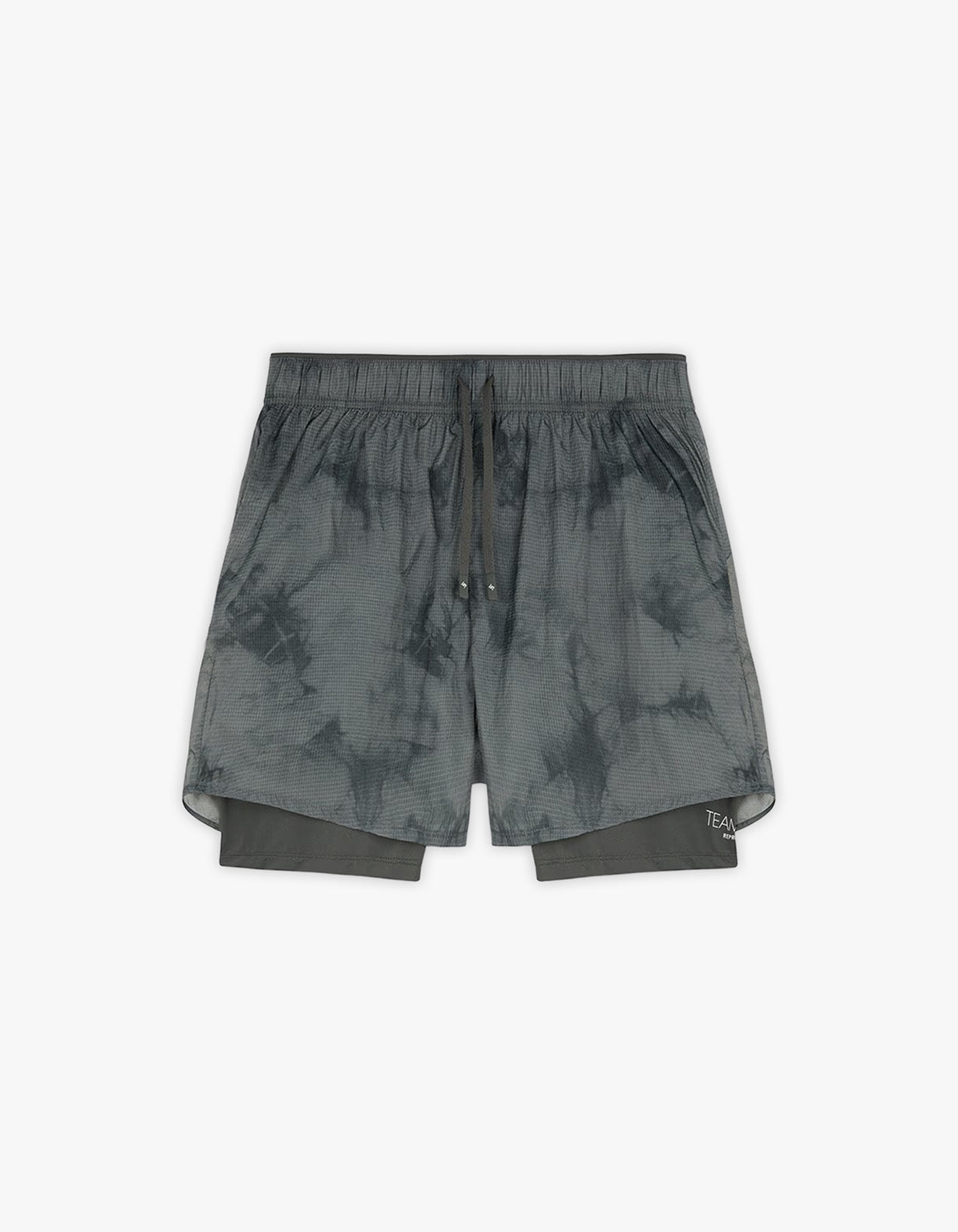 247 Distance 2-In-1 Short Printed - Dark Green Mix