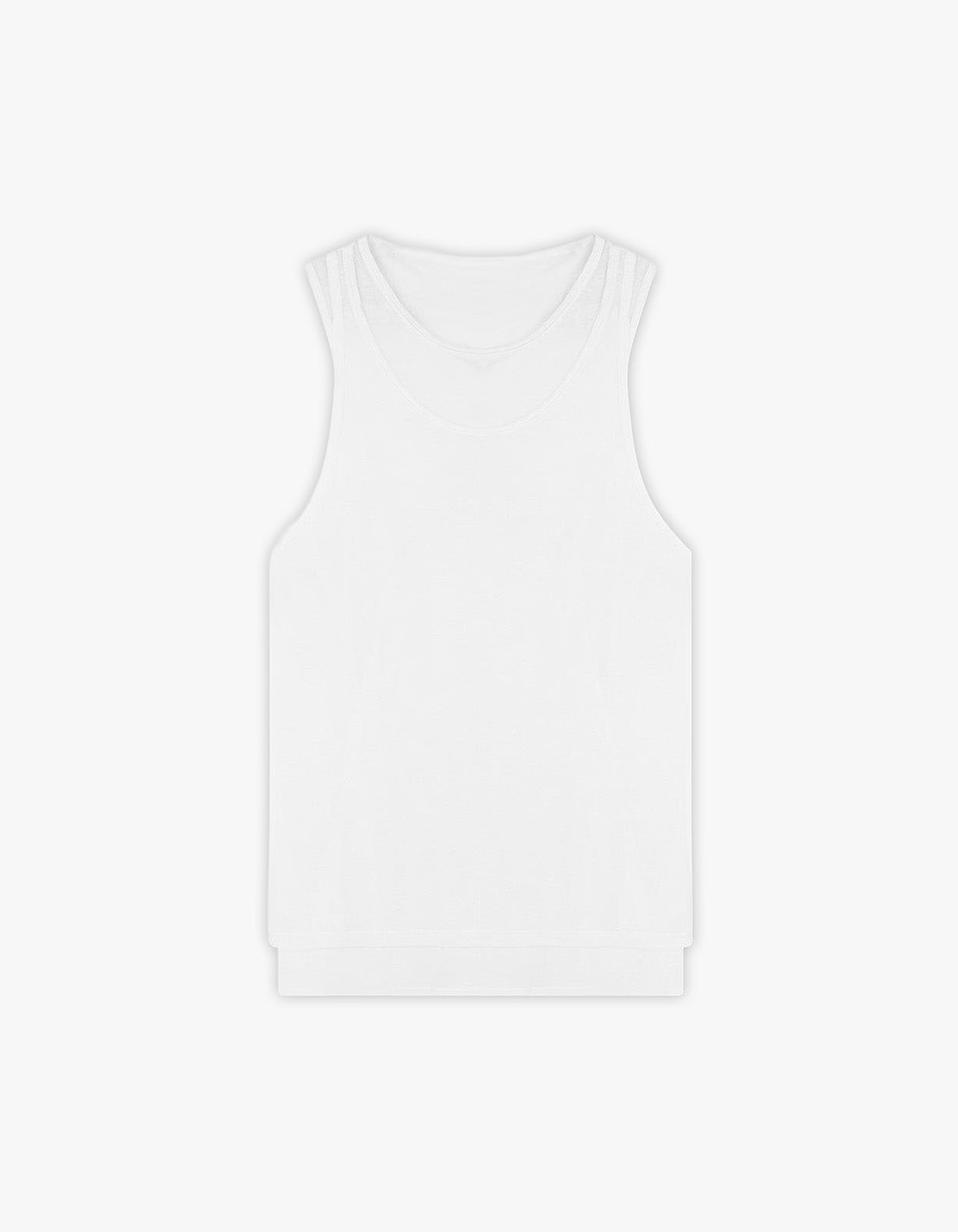 247 Double Layer Training Vest - White