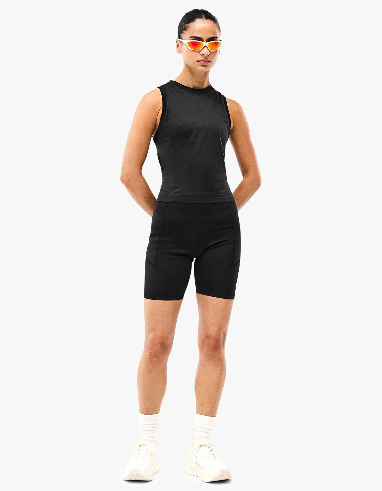 247 Ease Seamless Loose Fit Tank - Black