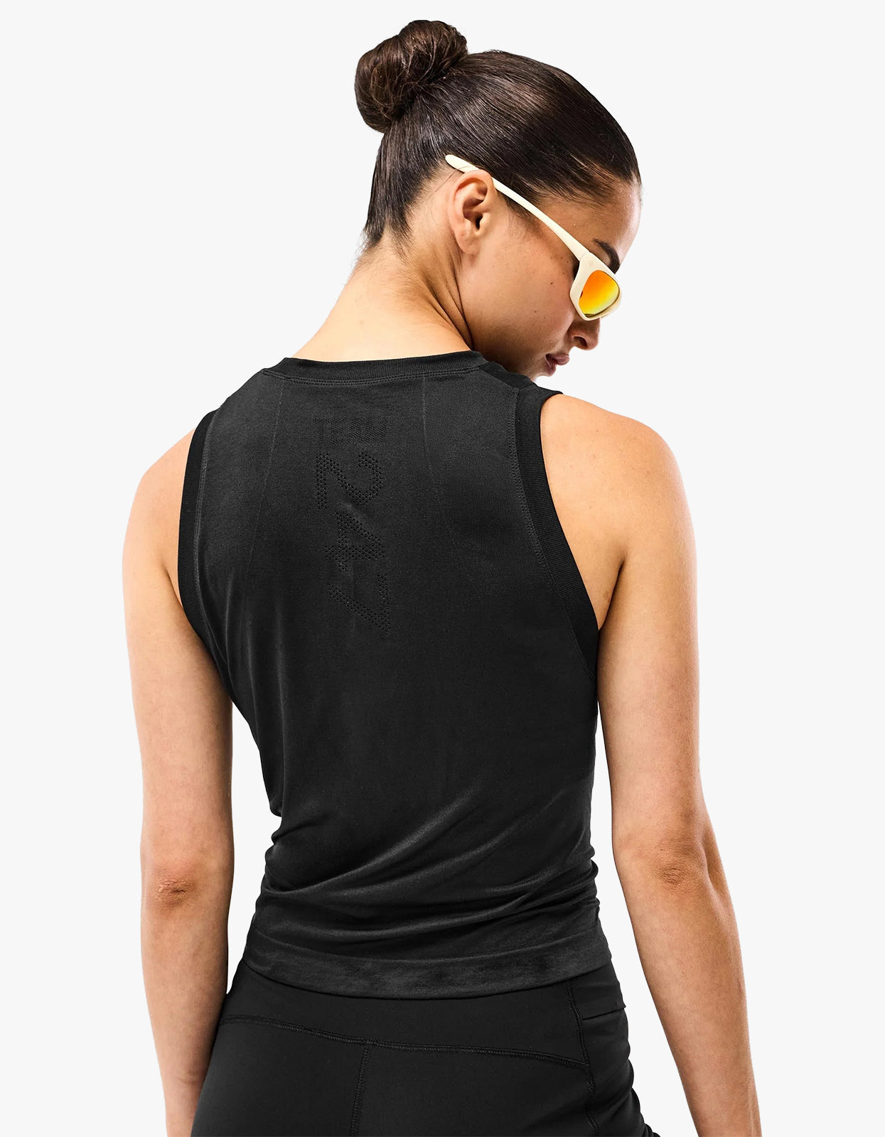 247 Ease Seamless Loose Fit Tank - Black