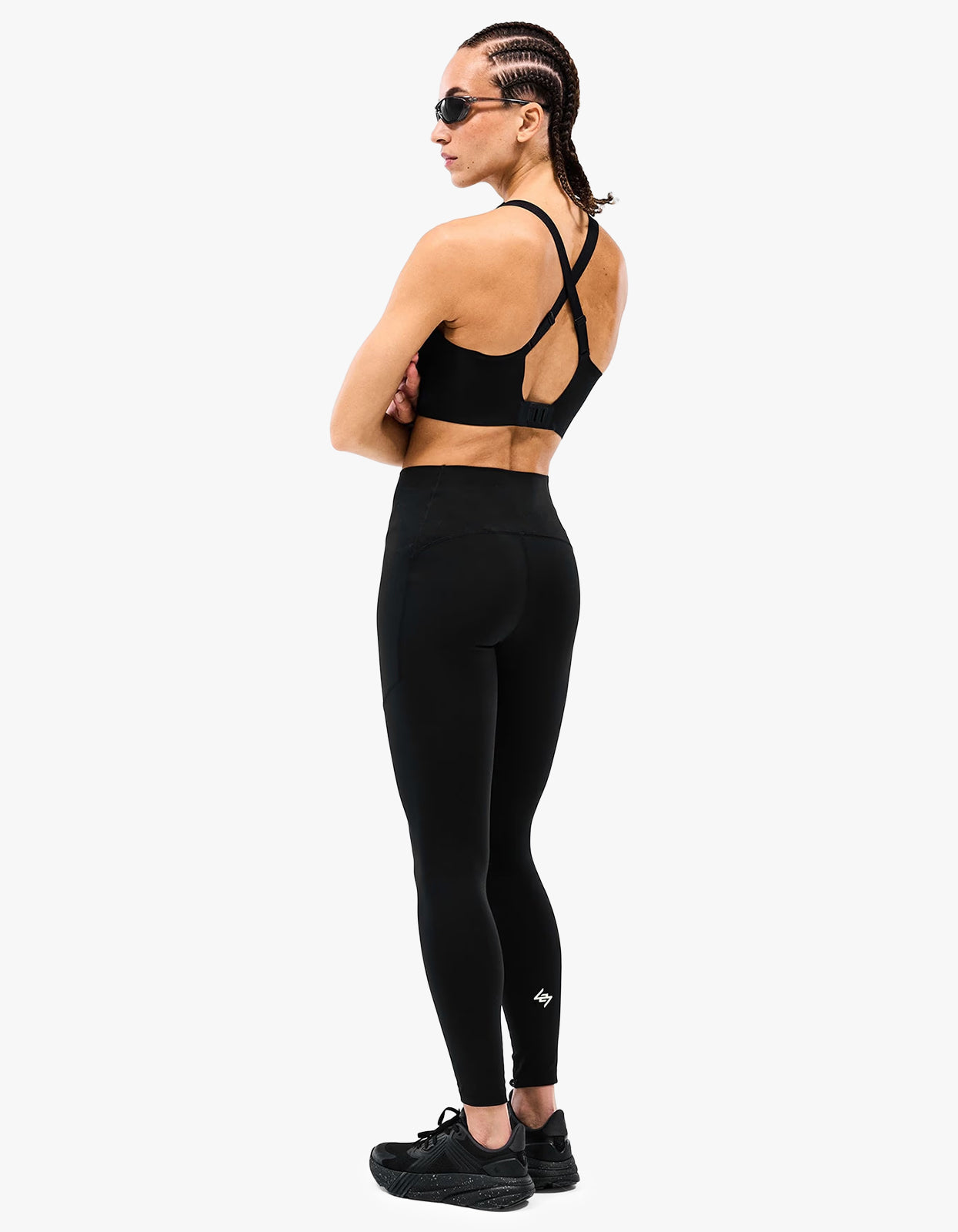 247 Mid Impact Sports Bra - Black