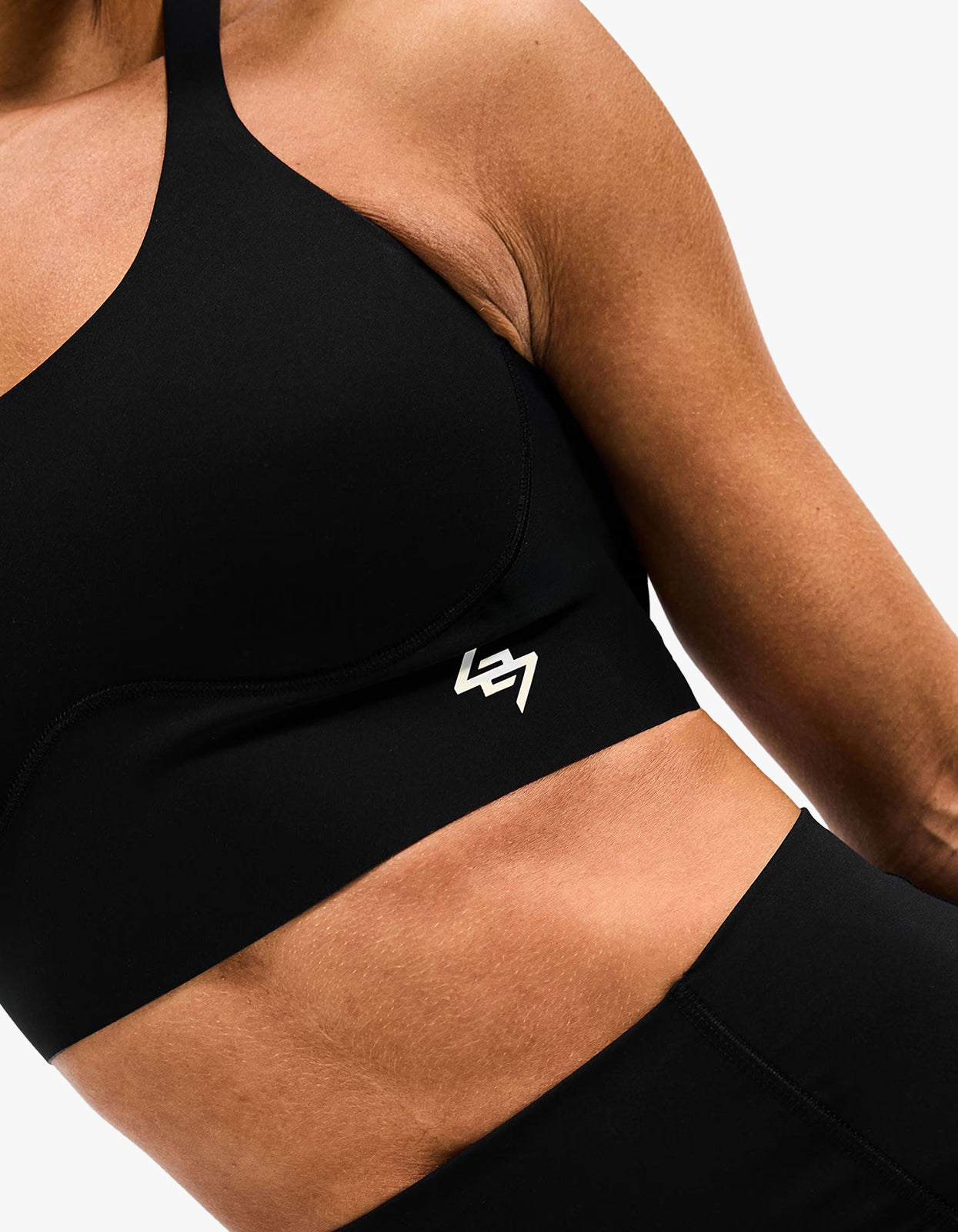 247 Mid Impact Sports Bra - Black