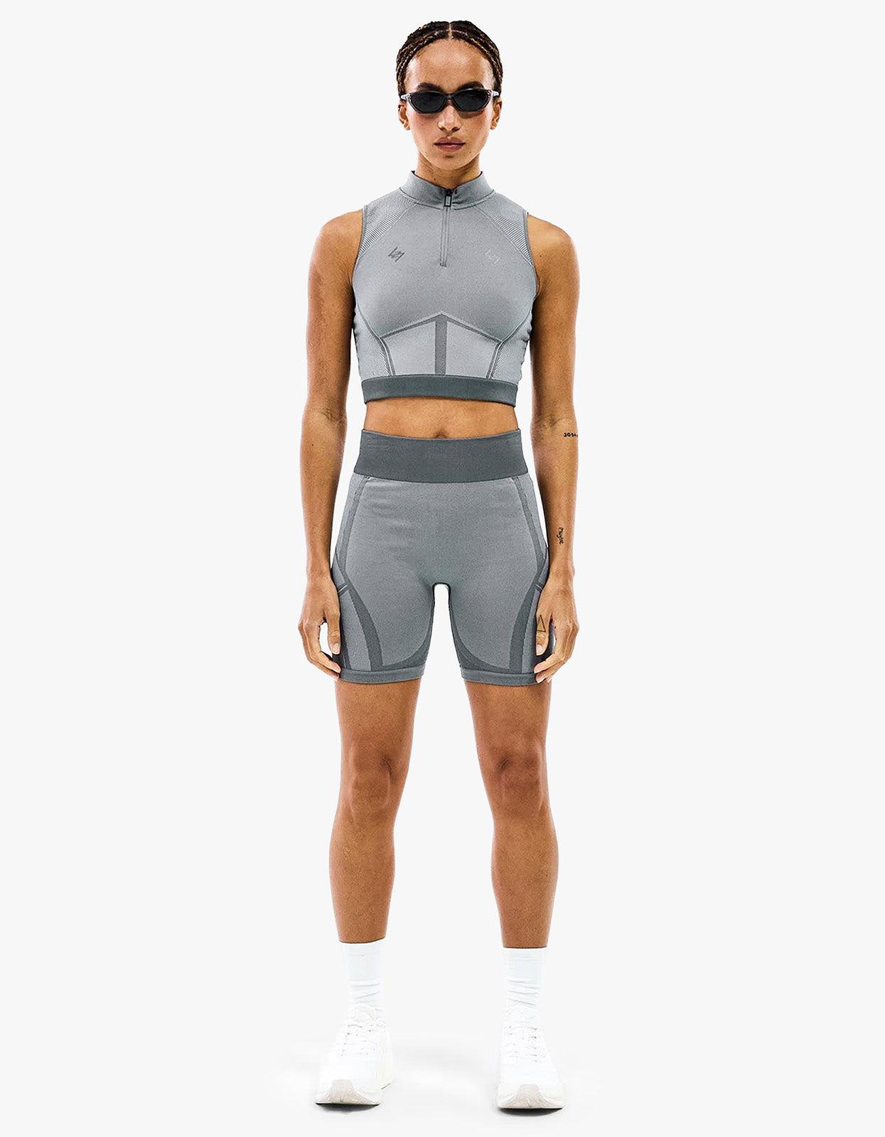 247 Hydro Seamless Training Short - Ice Grey