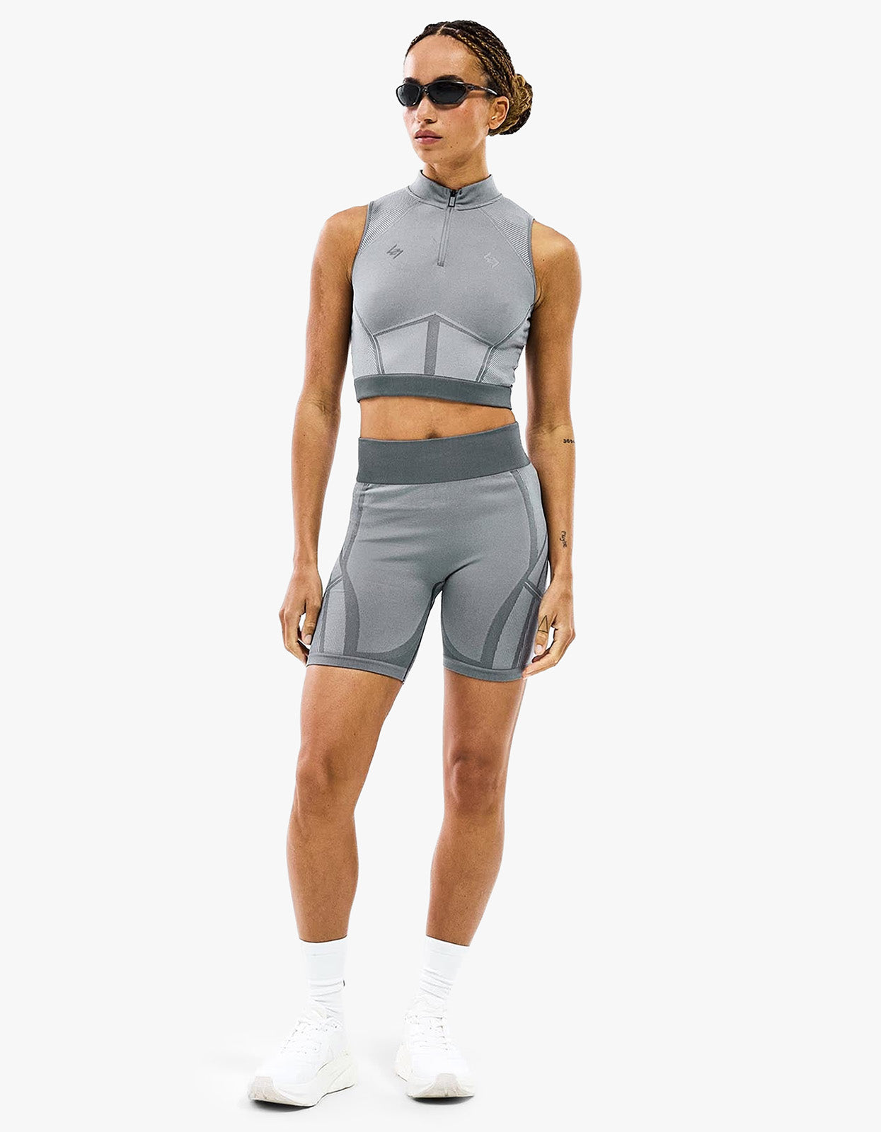 247 Hydro Seamless Training Short - Ice Grey