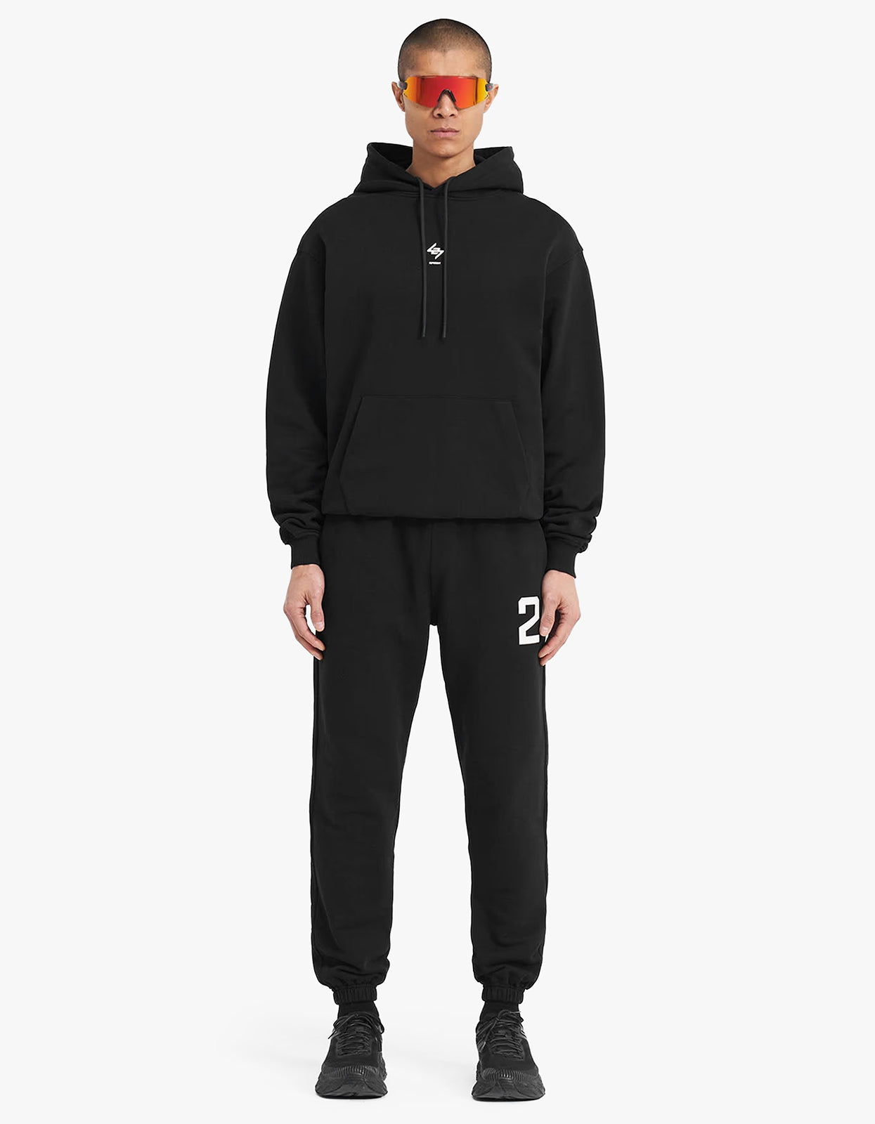 247 Oversized Hoodie - Jet Black