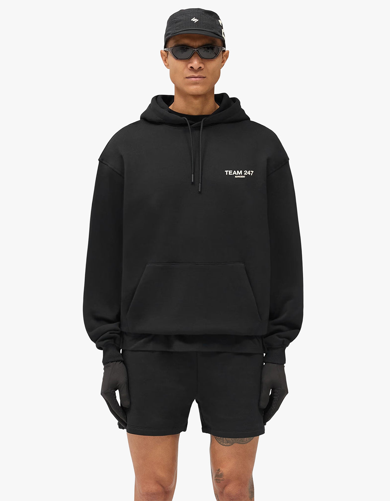 Team 247 Oversized Hoodie - Black
