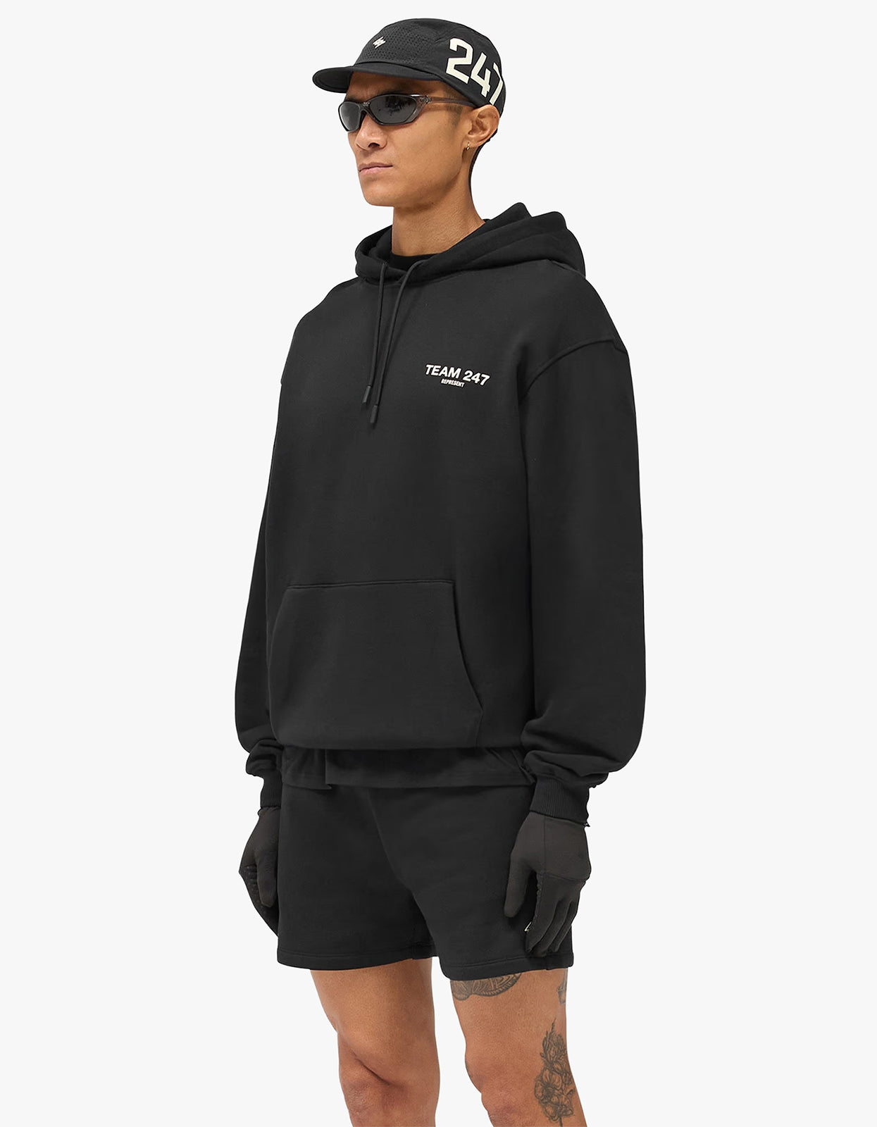 Team 247 Oversized Hoodie - Black