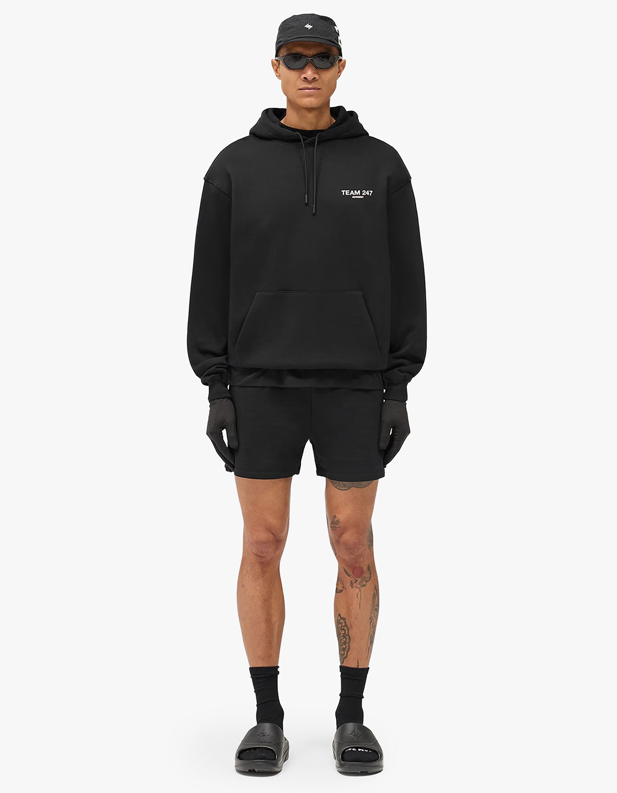 Team 247 Oversized Hoodie - Black