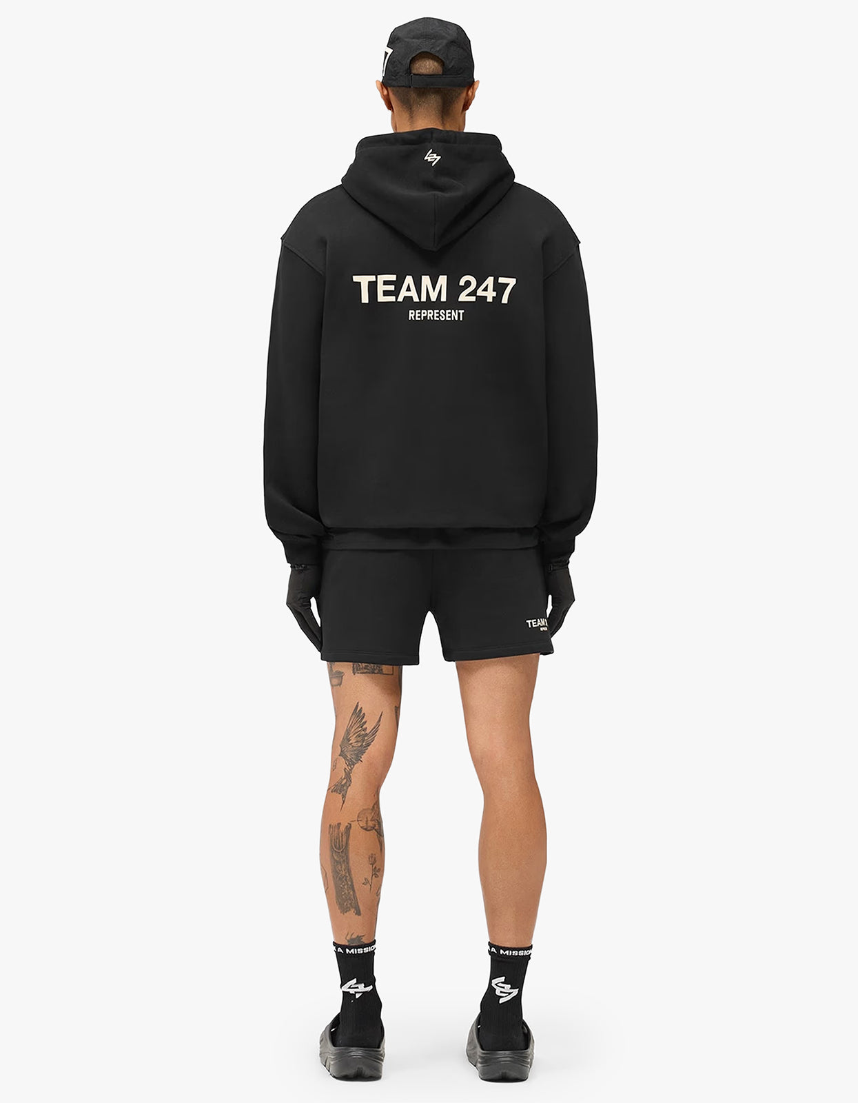 Team 247 Oversized Hoodie - Black