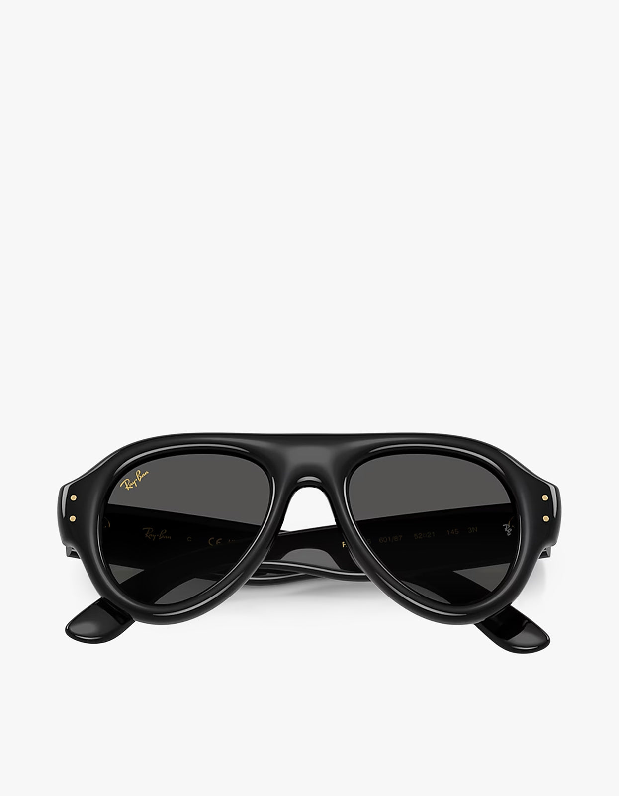 Aviator Puffer Sunglasses - Ultra Black