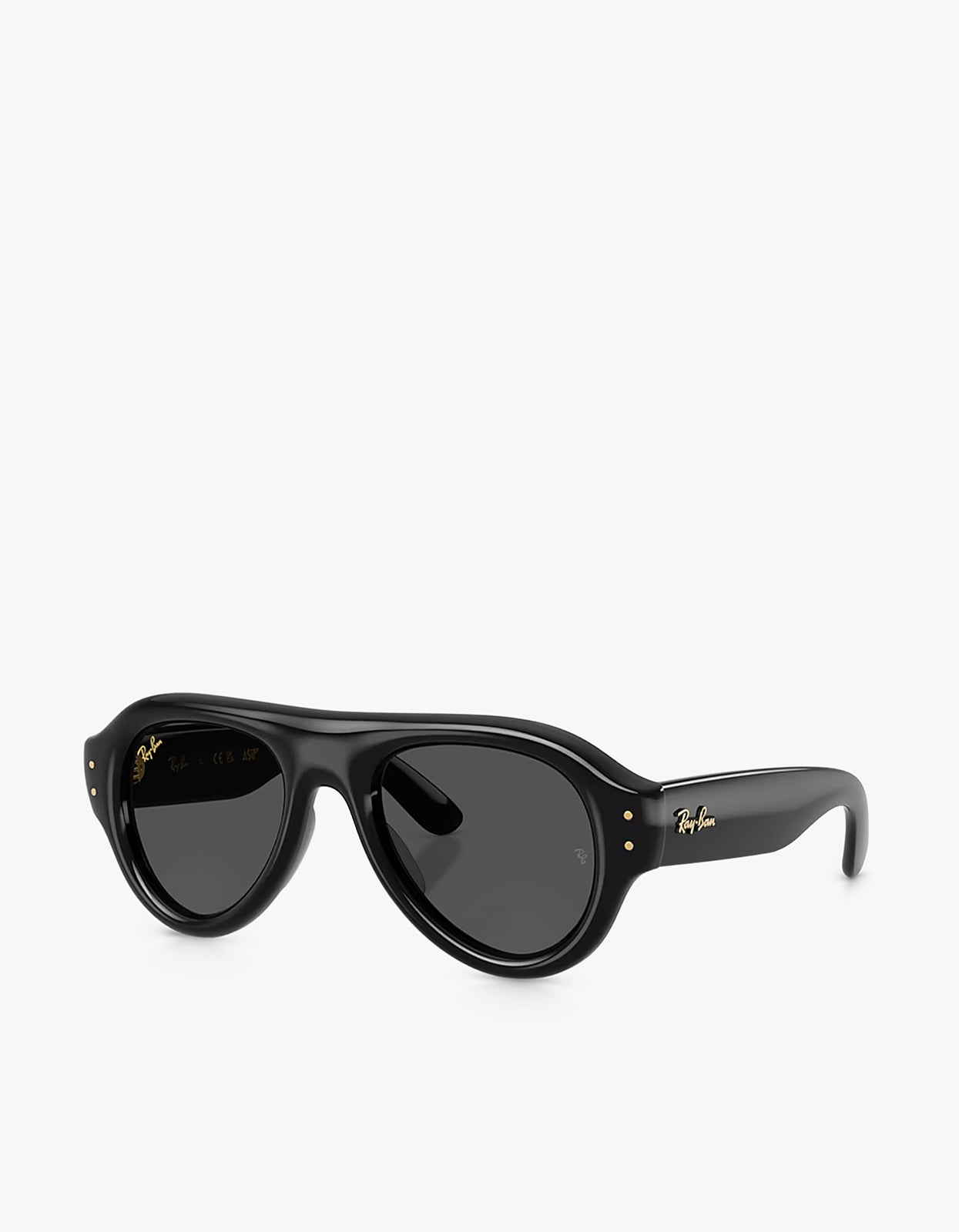 Aviator Puffer Sunglasses - Ultra Black
