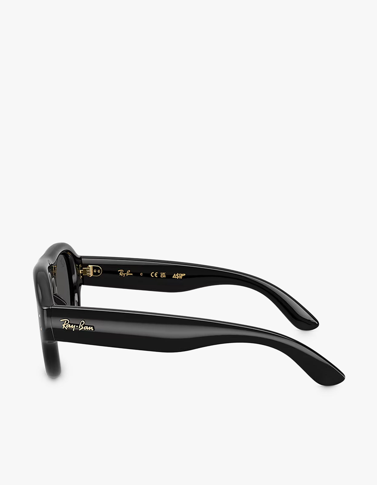 Aviator Puffer Sunglasses - Ultra Black