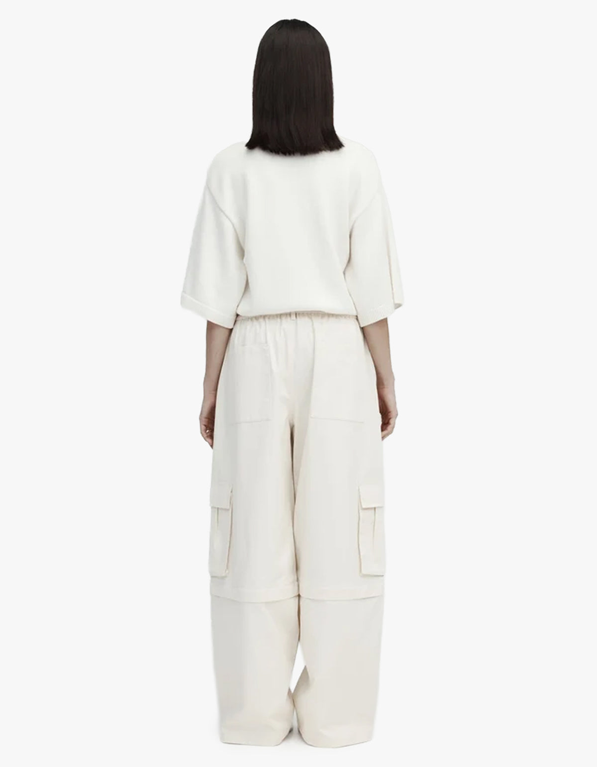 Convertible Cargo Trouser - Ecru