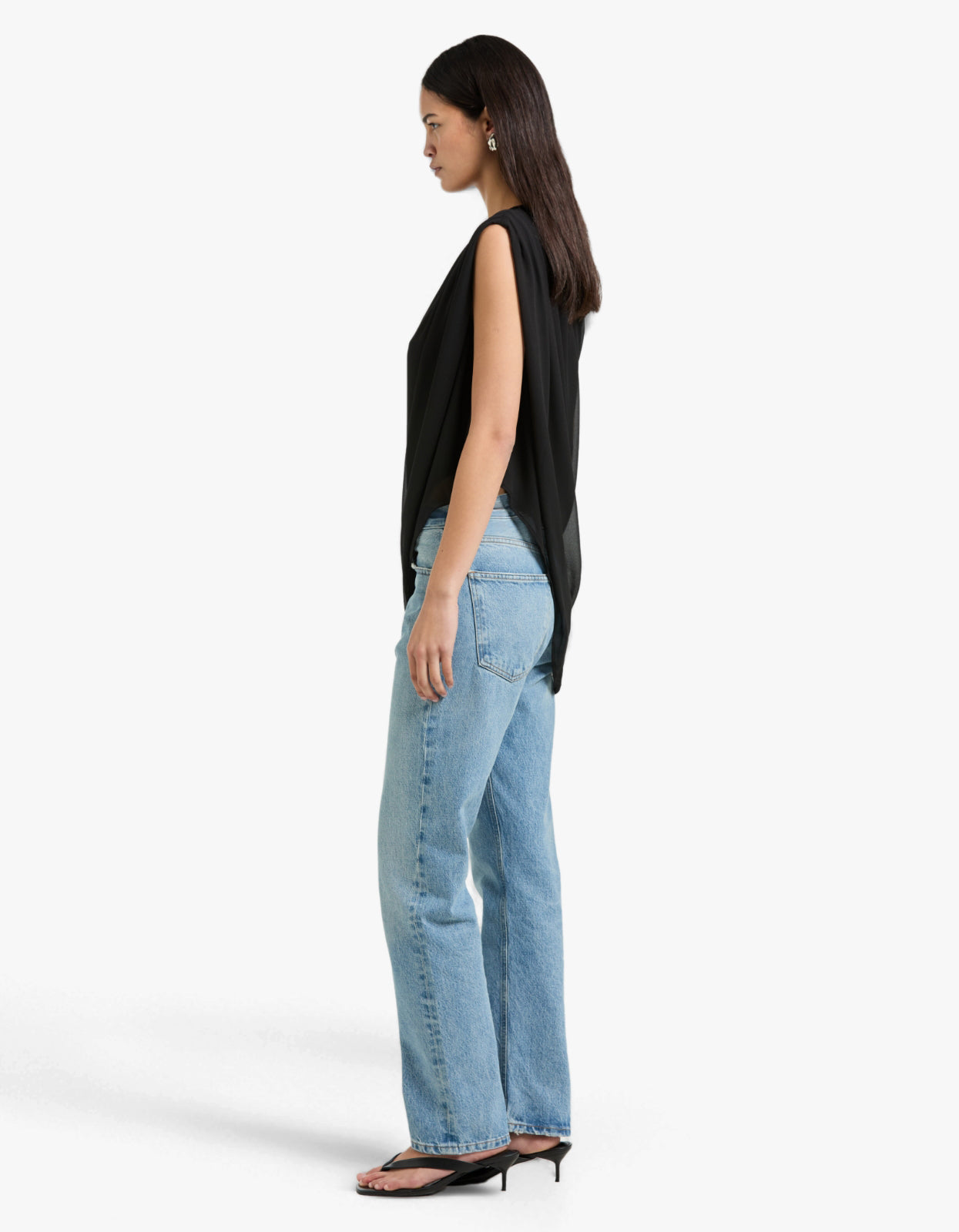 Draped Top - Black