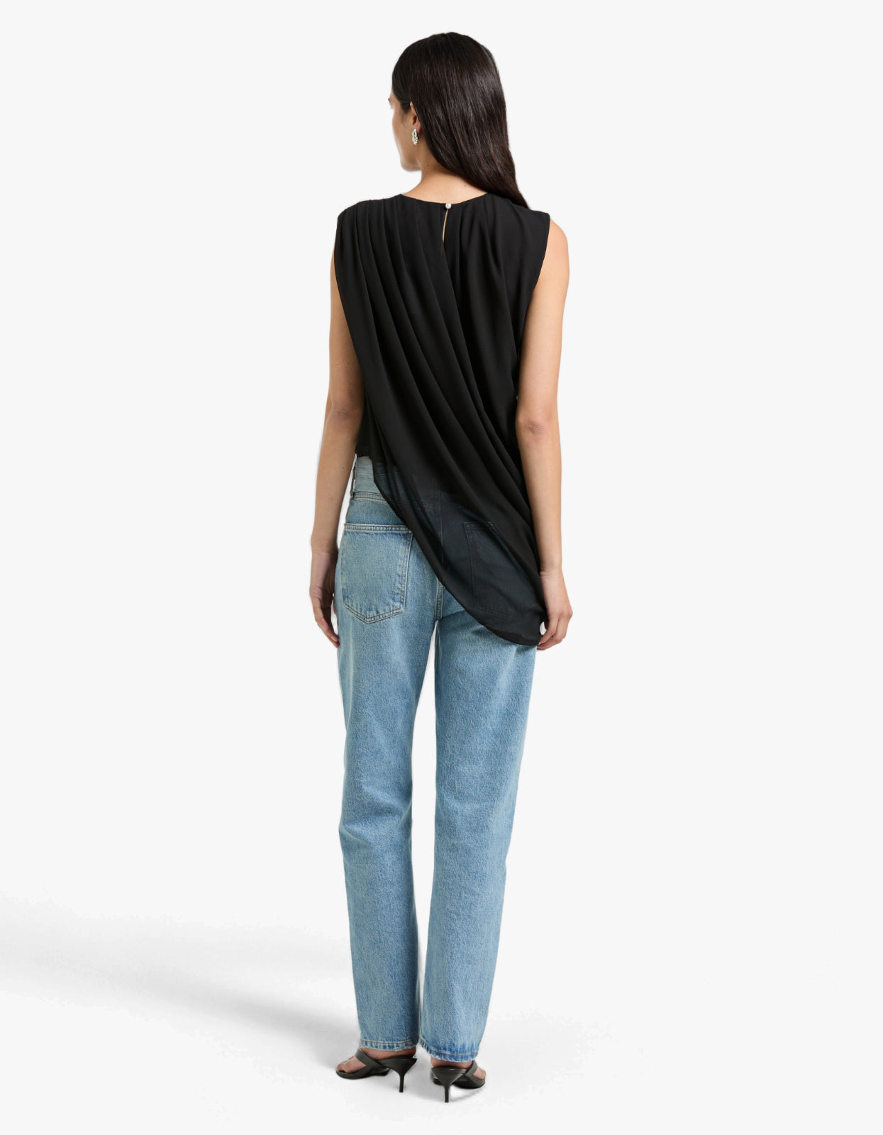 Draped Top - Black