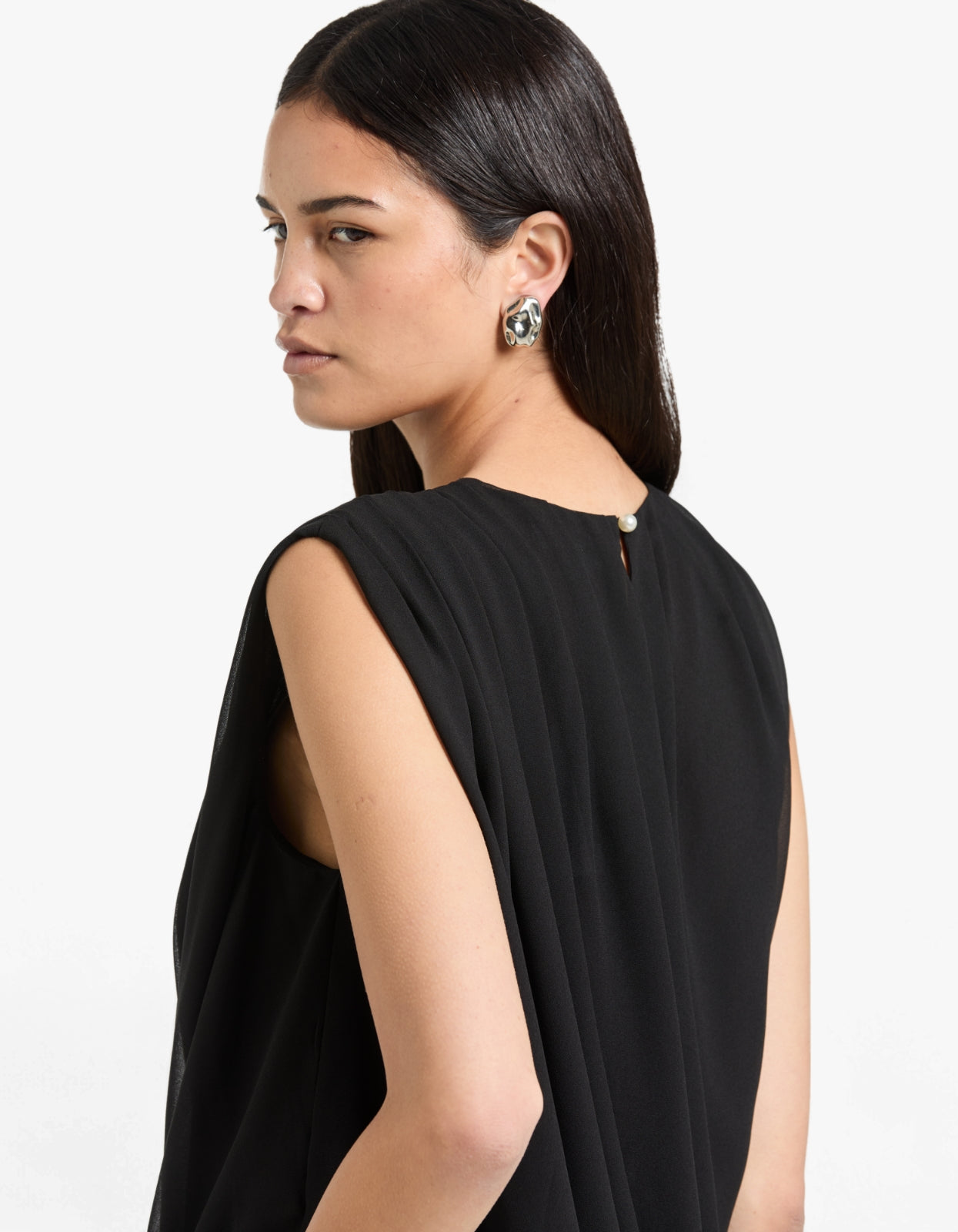 Draped Top - Black