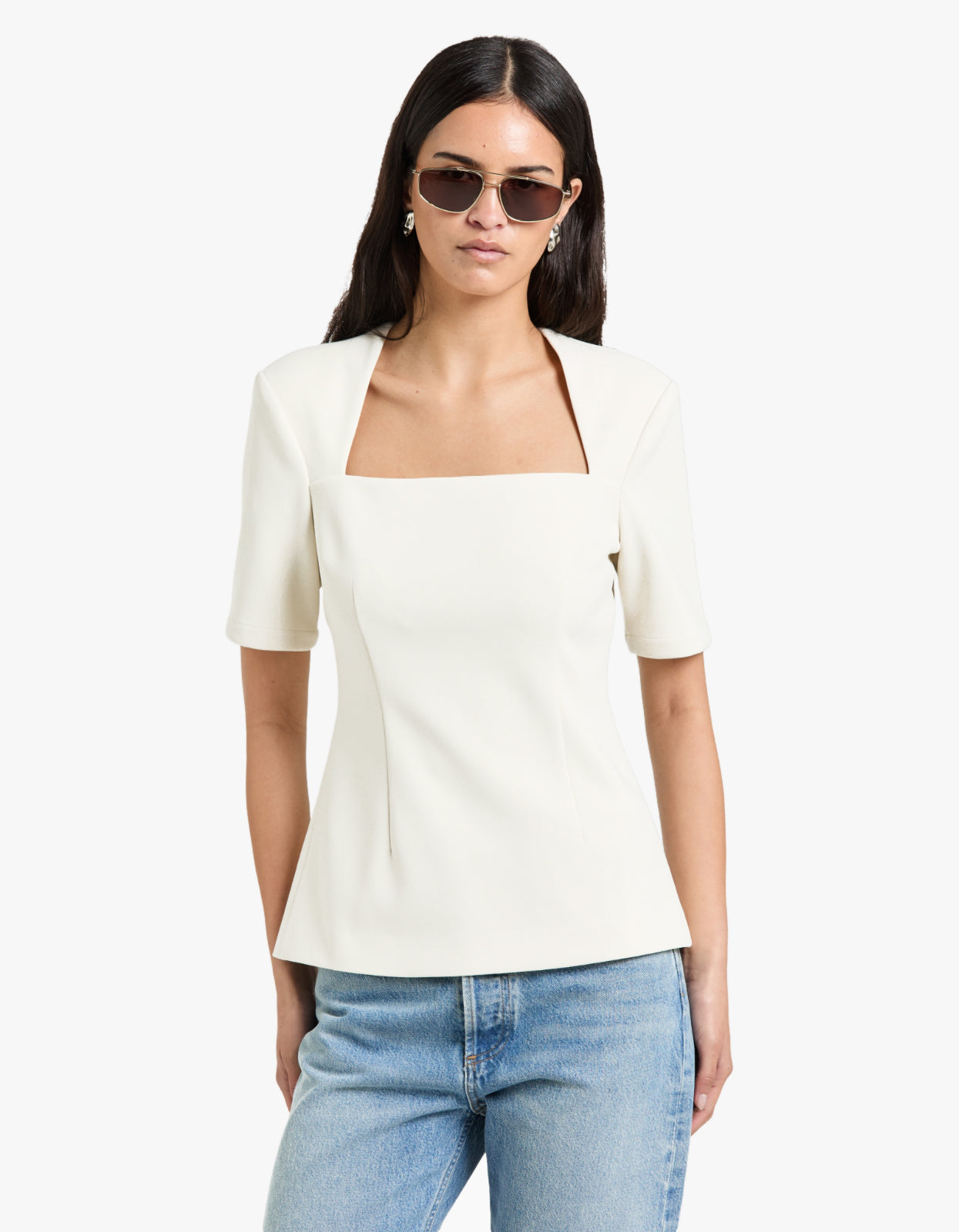 Elise Top - Ivory