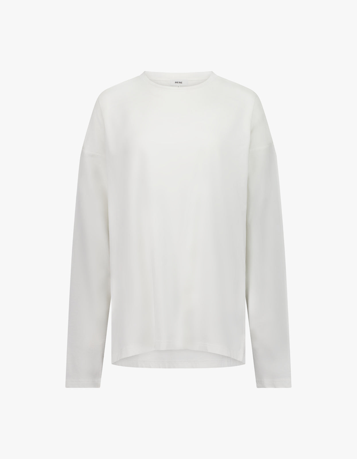 Long Sleeve Drop T-Shirt - White