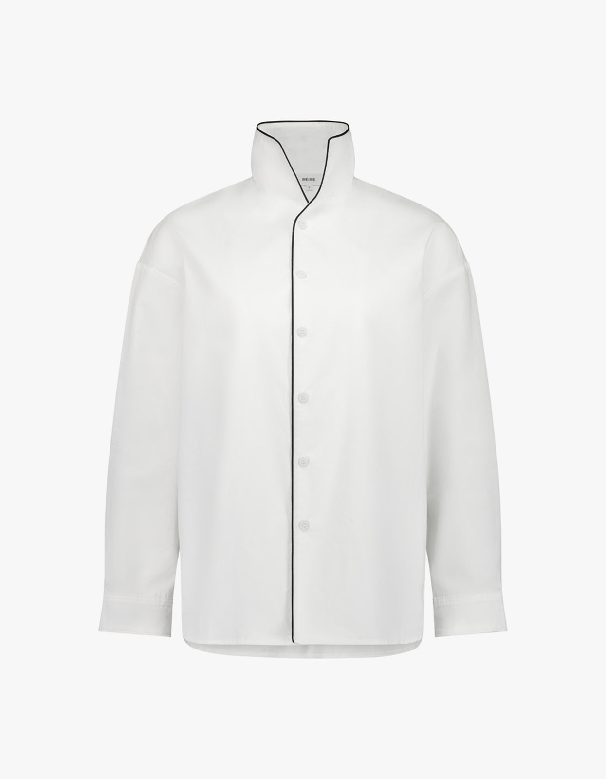 Piped Shirt - White