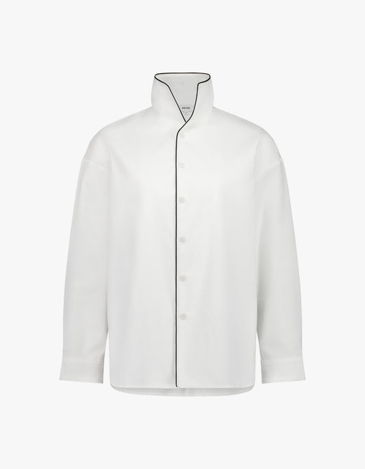 Piped Shirt - White